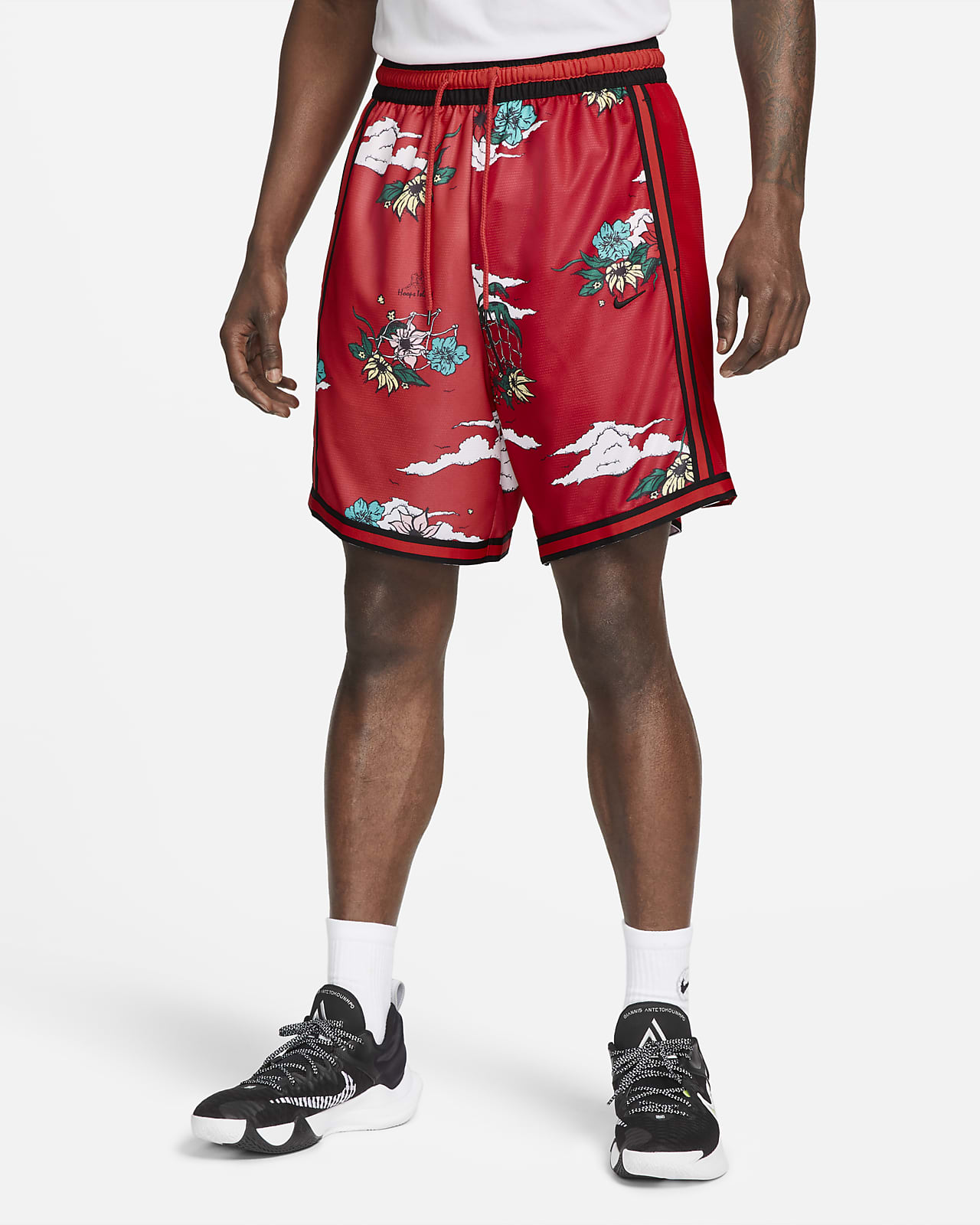 Nike Dri-FIT DNA+ Men's Basketball Shorts - Red - 50% Sustainable Materials