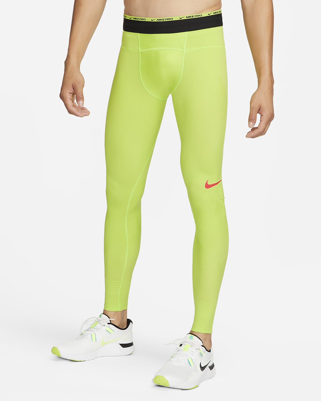 nike pro neon leggings