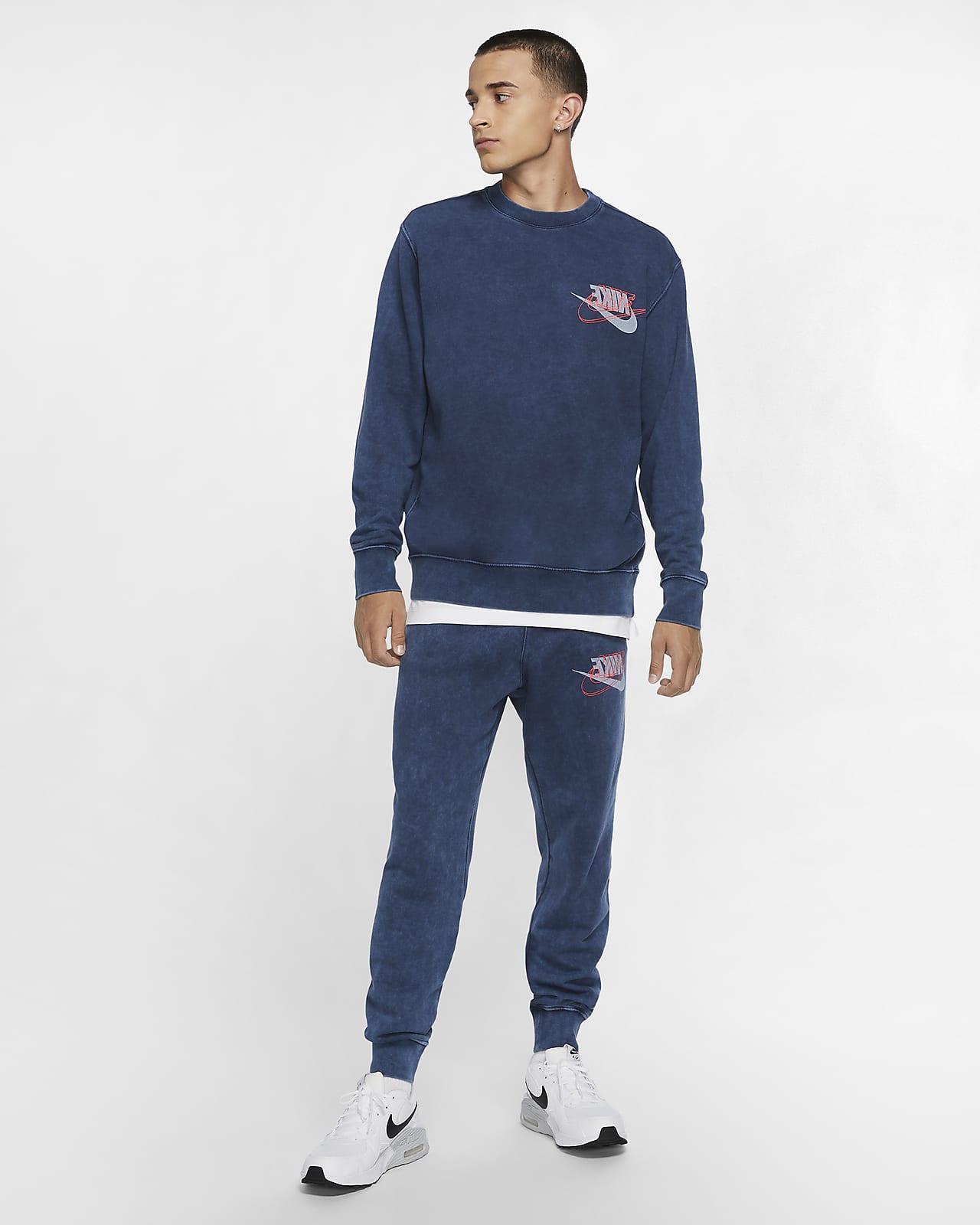 nike men's french terry joggers