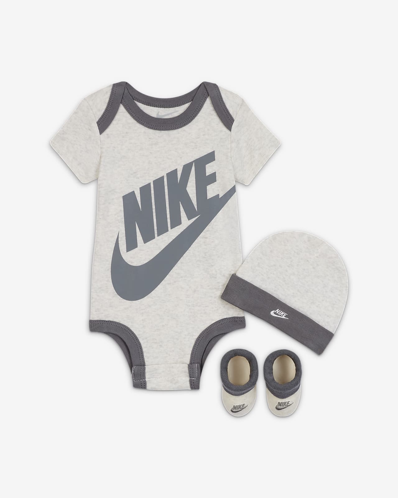 Nike Baby (6-12M) Bodysuit, Hat and Booties Box Set. Nike.com
