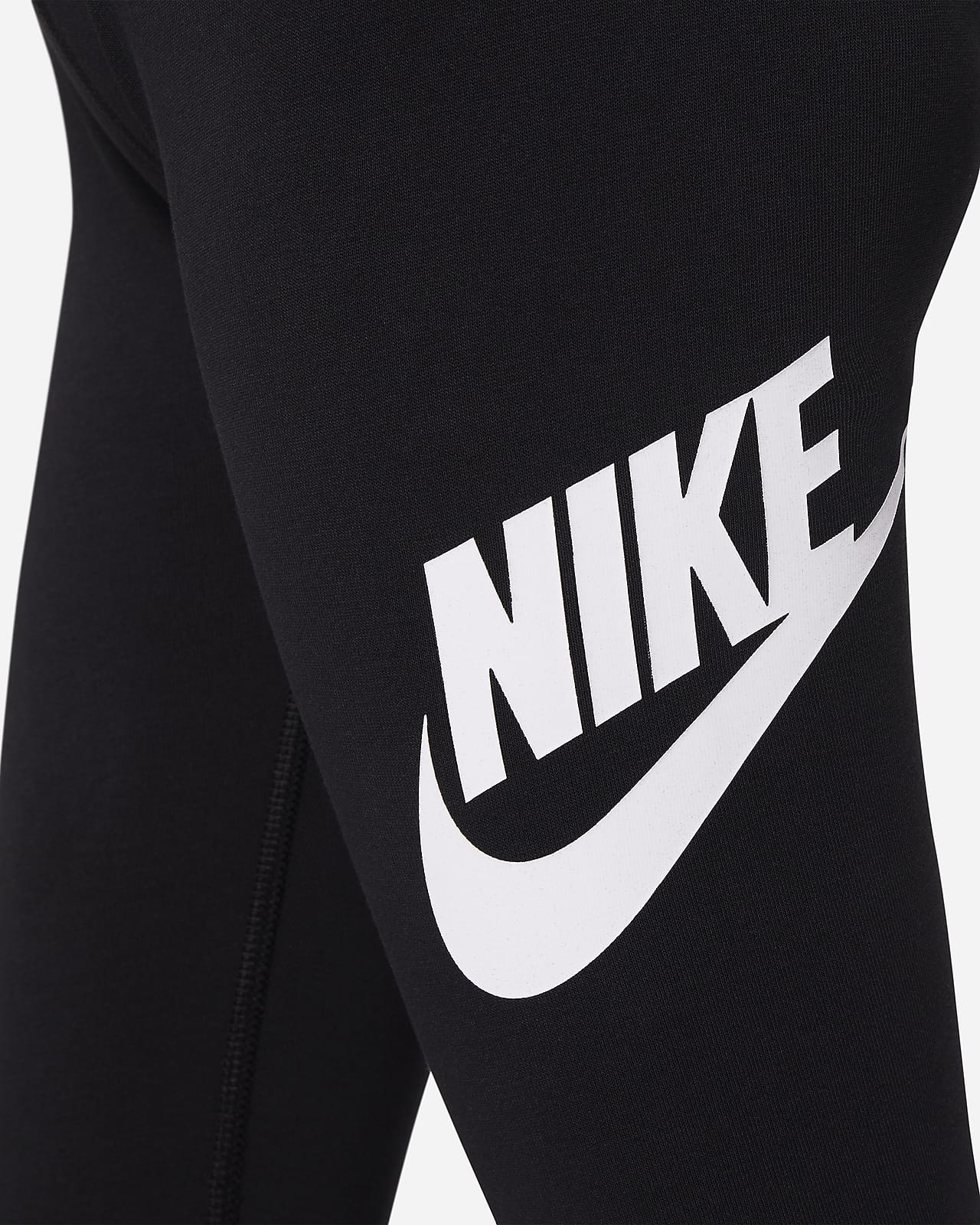 Nike Women's Sportswear Essential Leggings Futura HR (Black/White