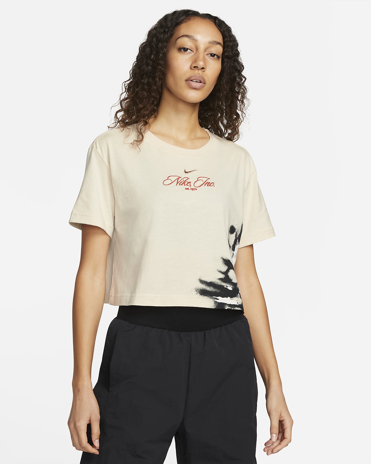 Playera corta tie-dye para mujer Nike Sportswear. Nike.com