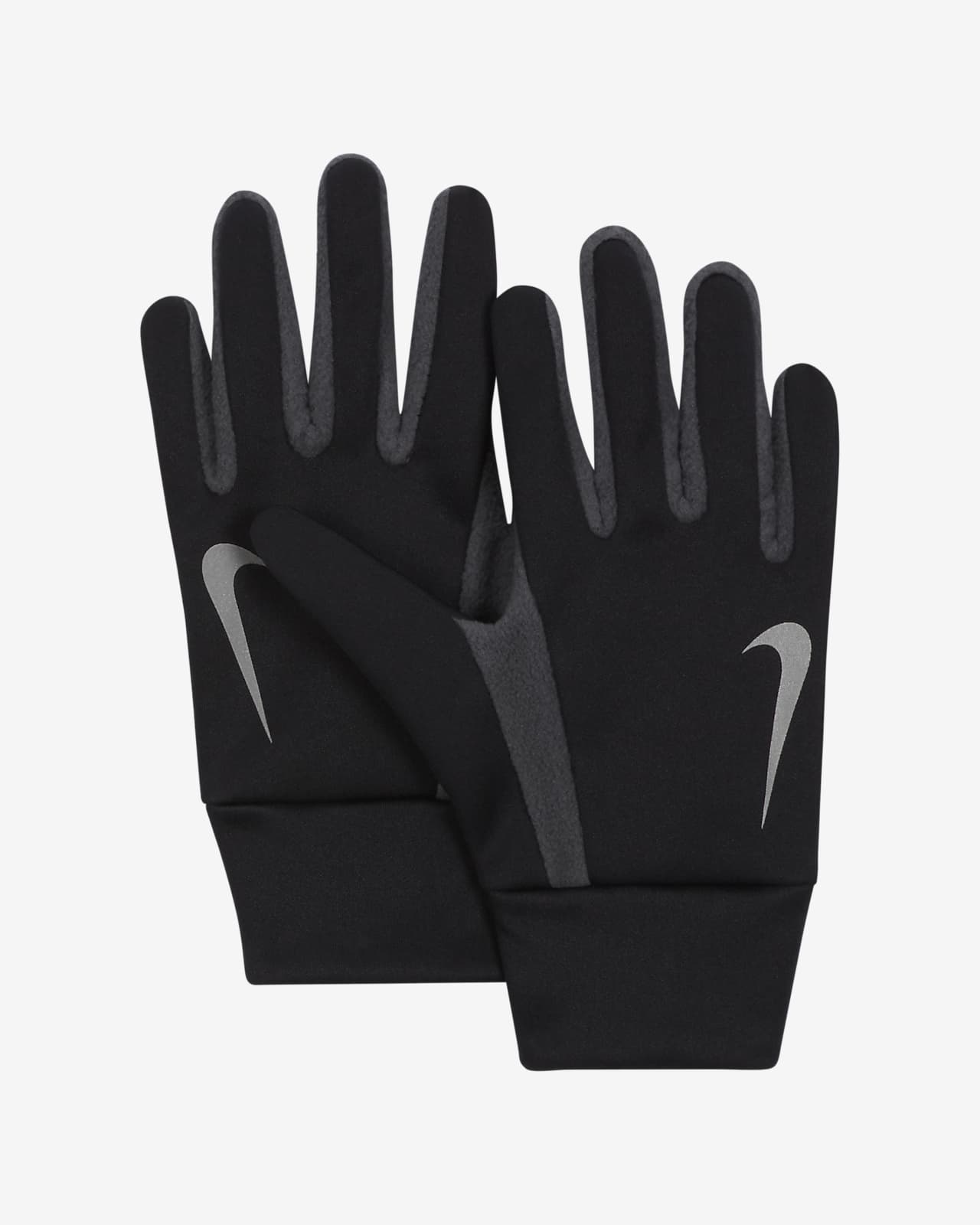 nike running gloves and hat