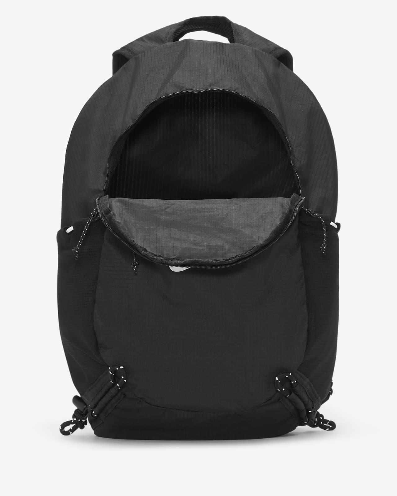 nike stash packable lightweight backpack in black