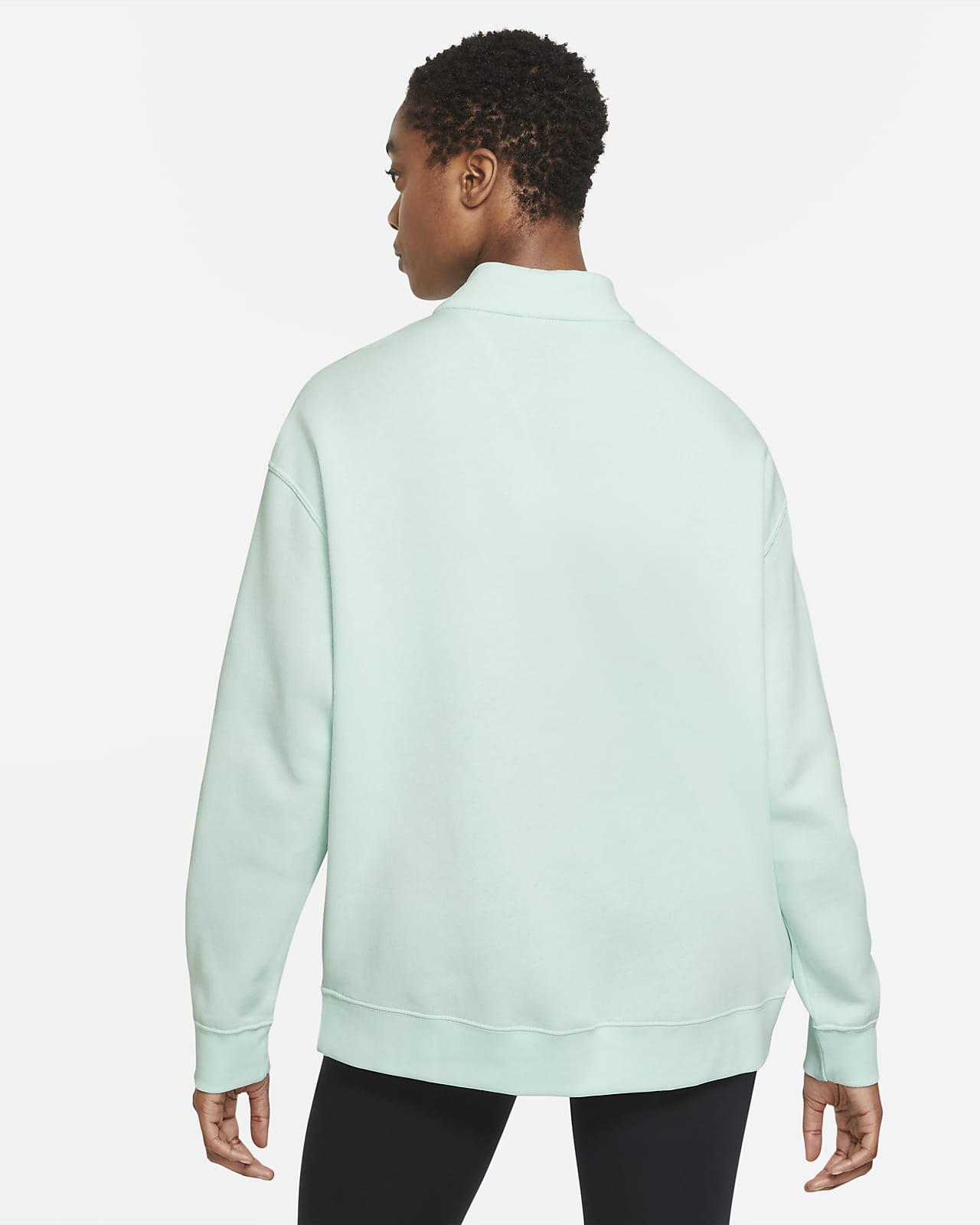 nike quarter zip womens white