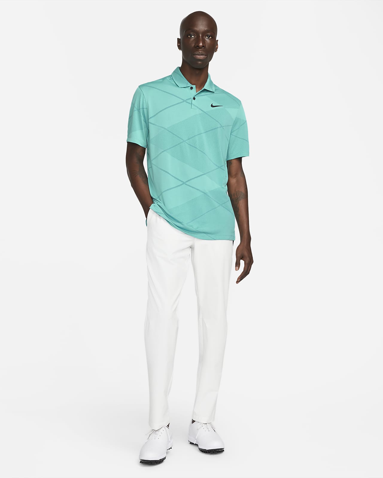 nike teal golf shirt