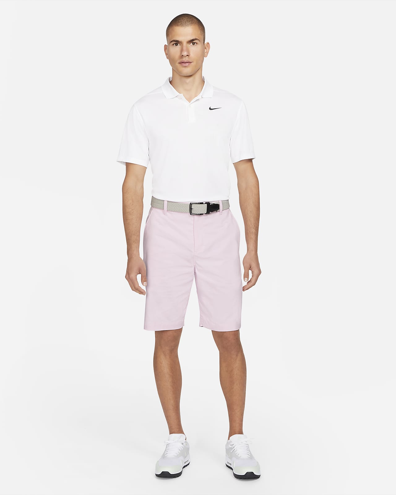 chino shorts and polo shirt