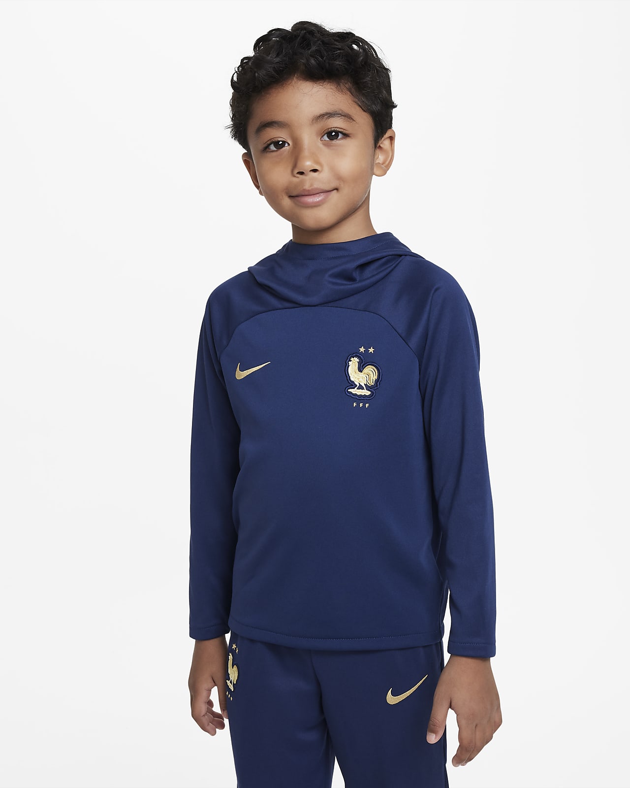 FFF Academy Pro Younger Kids' Nike Dri-FIT Football Pullover Hoodie