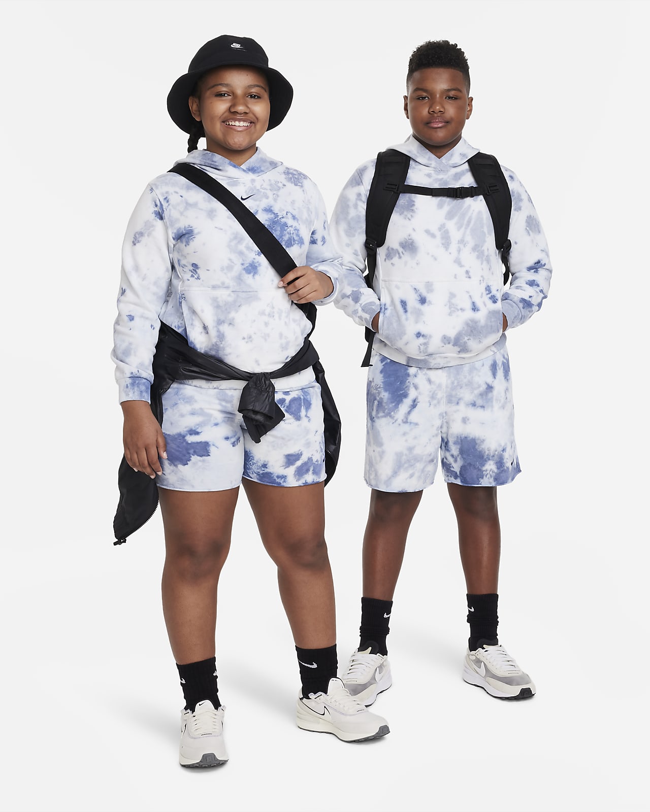 Nike Sportswear Club Fleece Big Kids' Pullover Hoodie (Extended Size). Nike