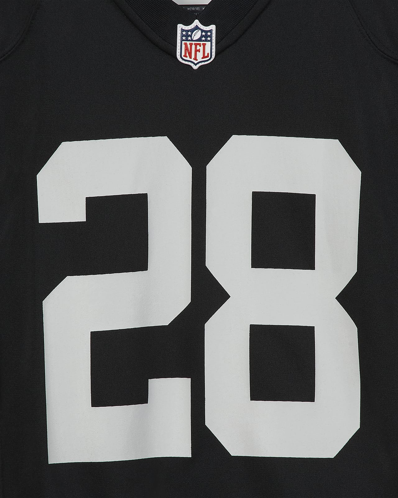 football jersey number size