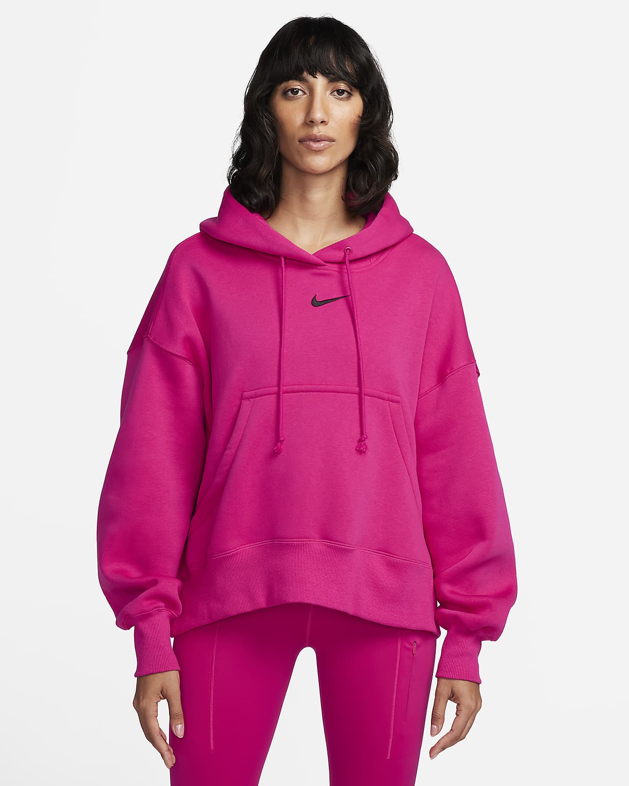 Nike Sportswear Phoenix Fleece Women's Oversized Logo Hoodie. Nike LU