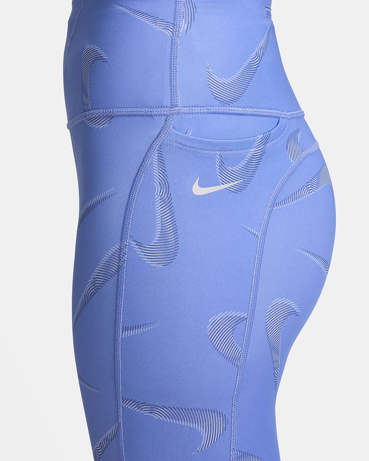 Nike Fast Swoosh Women's Mid-Rise 7/8 Printed Running Leggings with  Pockets. Nike MY
