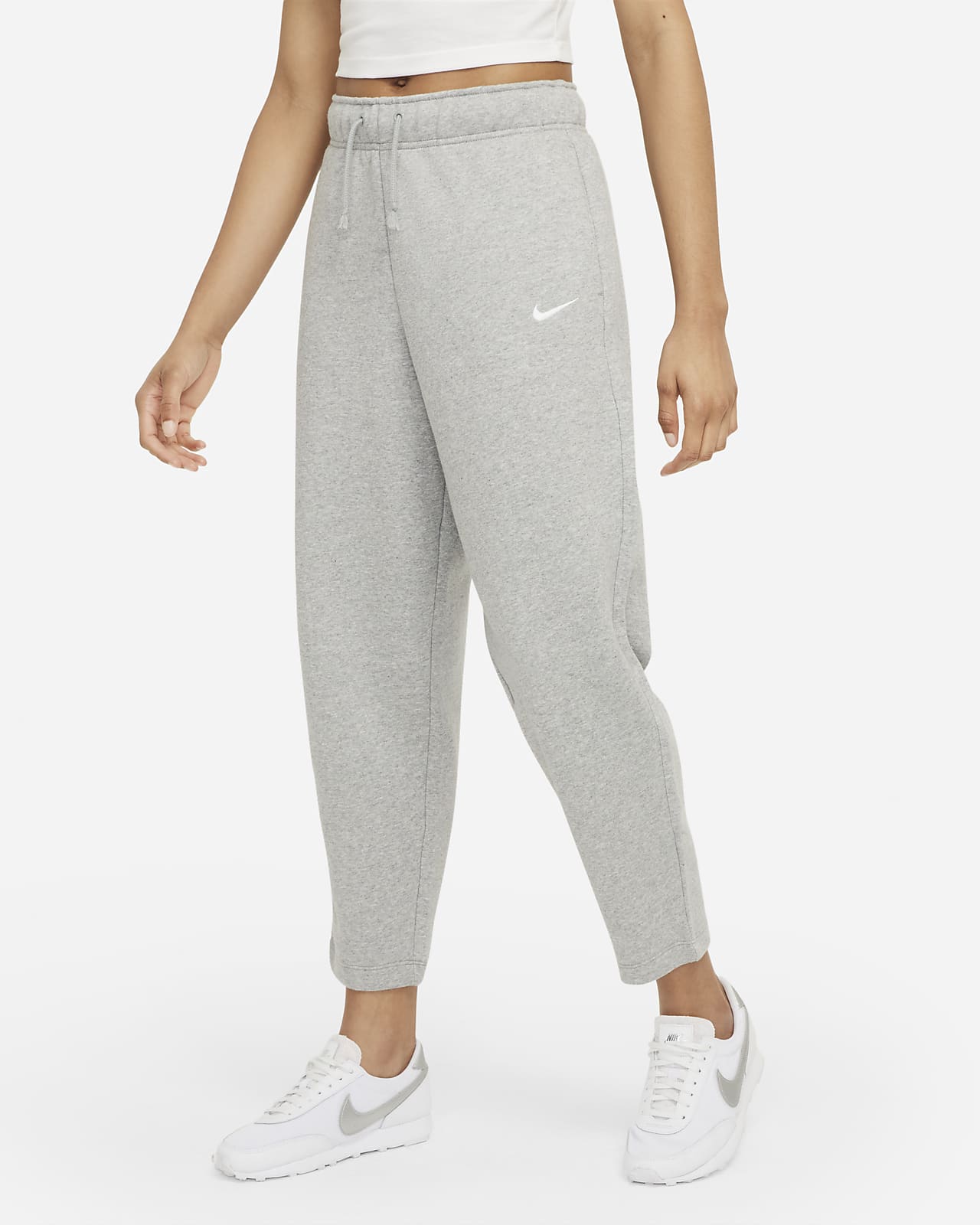 Pantaloni Curve in fleece Nike Sportswear Collection Essentials - Donna.  Nike IT