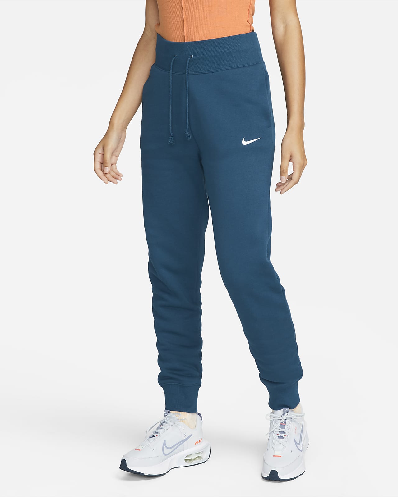 Joggers cintura alta para mujer Nike Sportswear Fleece. Nike.com