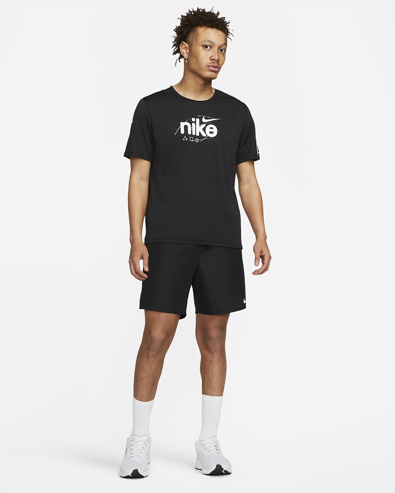 Nike Dri-FIT Miler D.Y.E. Men's Short-Sleeve Running Top. Nike CA