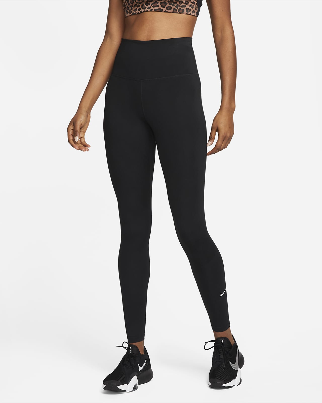 Nike One Damen-Leggings mit hohem Bund. Nike BE