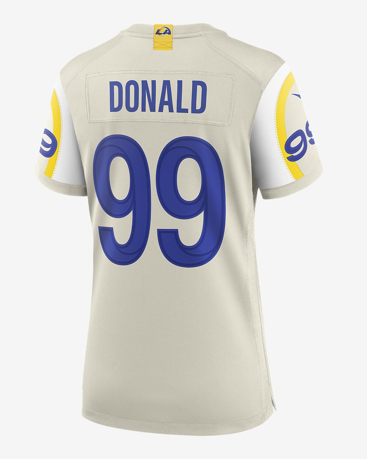 Nike Los Angeles Rams No99 Aaron Donald Olive/Gold Women's Stitched NFL Limited 2017 Salute to Service Jersey