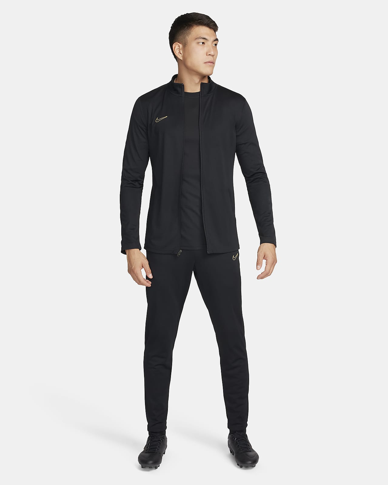 Nike dri fit hot sale academy tracksuit grey