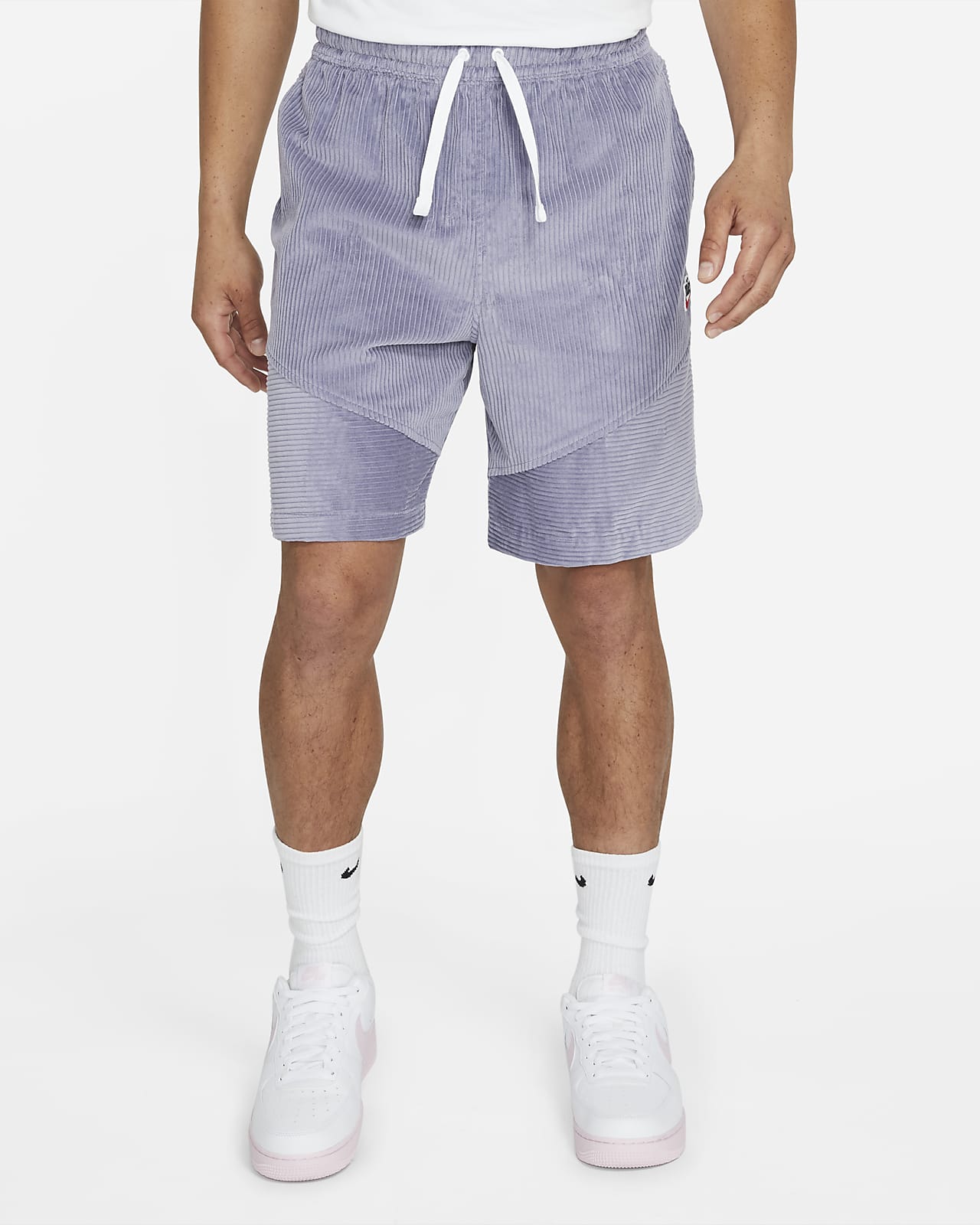 Shorts de tela hombre