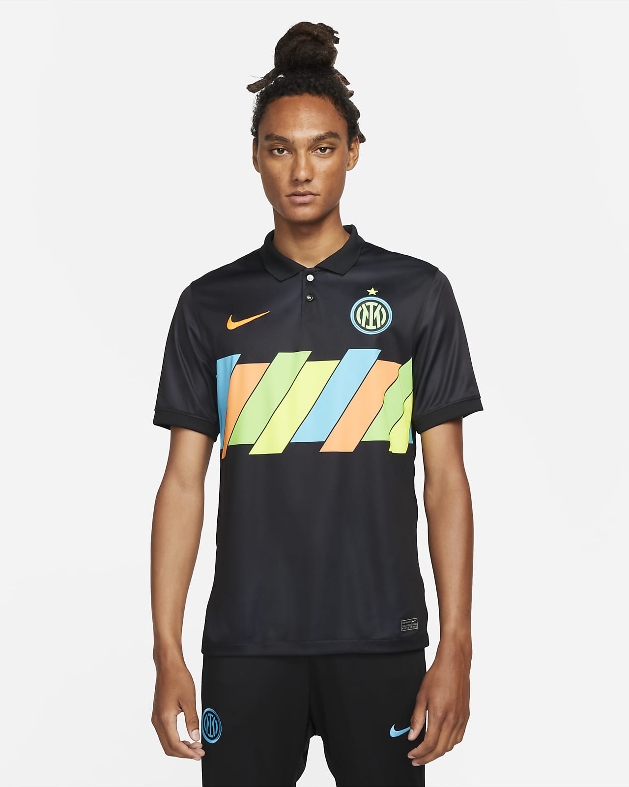Inter Milan 2021/22 Stadium Derde Nike voetbalshirt met Dri-FIT voor heren