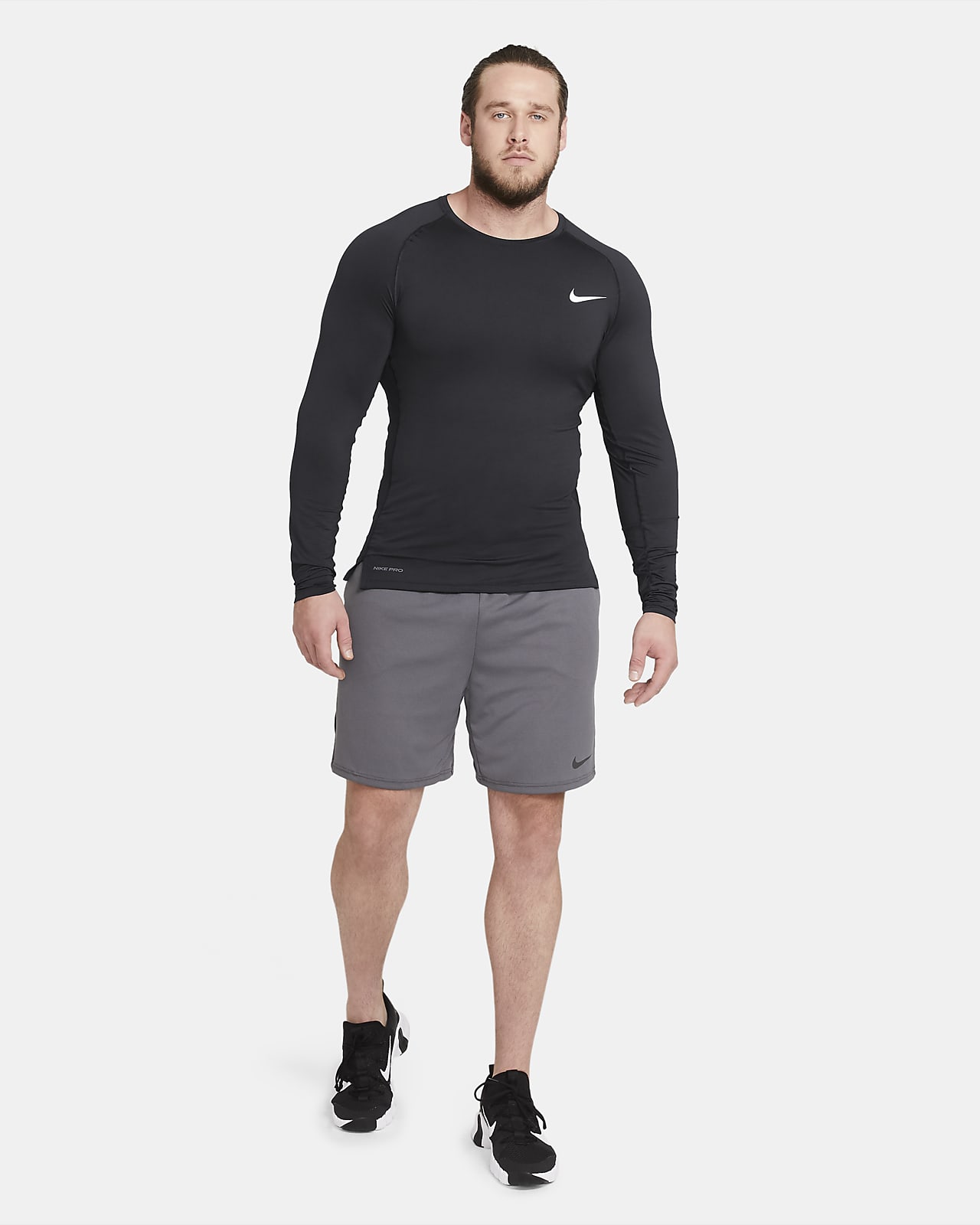 nike pro fitted shirt long sleeve