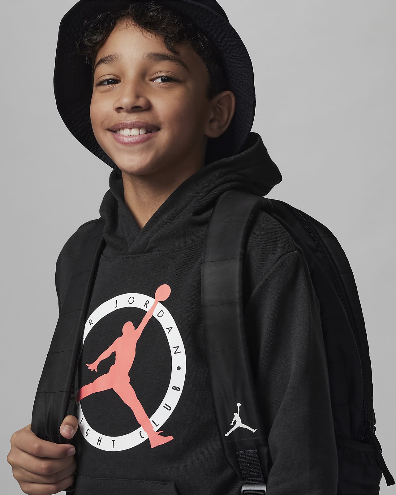 Jordan MJ Flight Pullover Hoodie Older Kids' (Boys) Hoodie. Nike PT