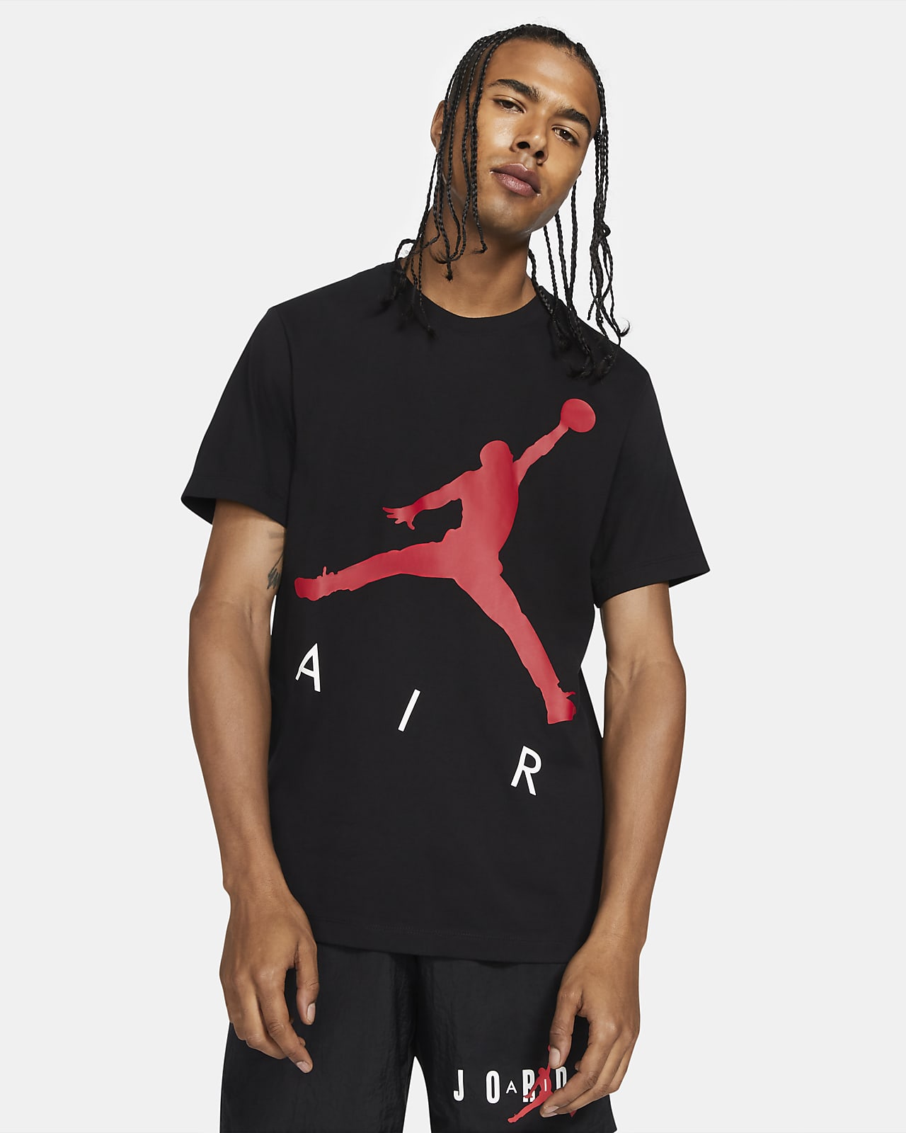 jordan jumpman air hbr short sleeve hoodie
