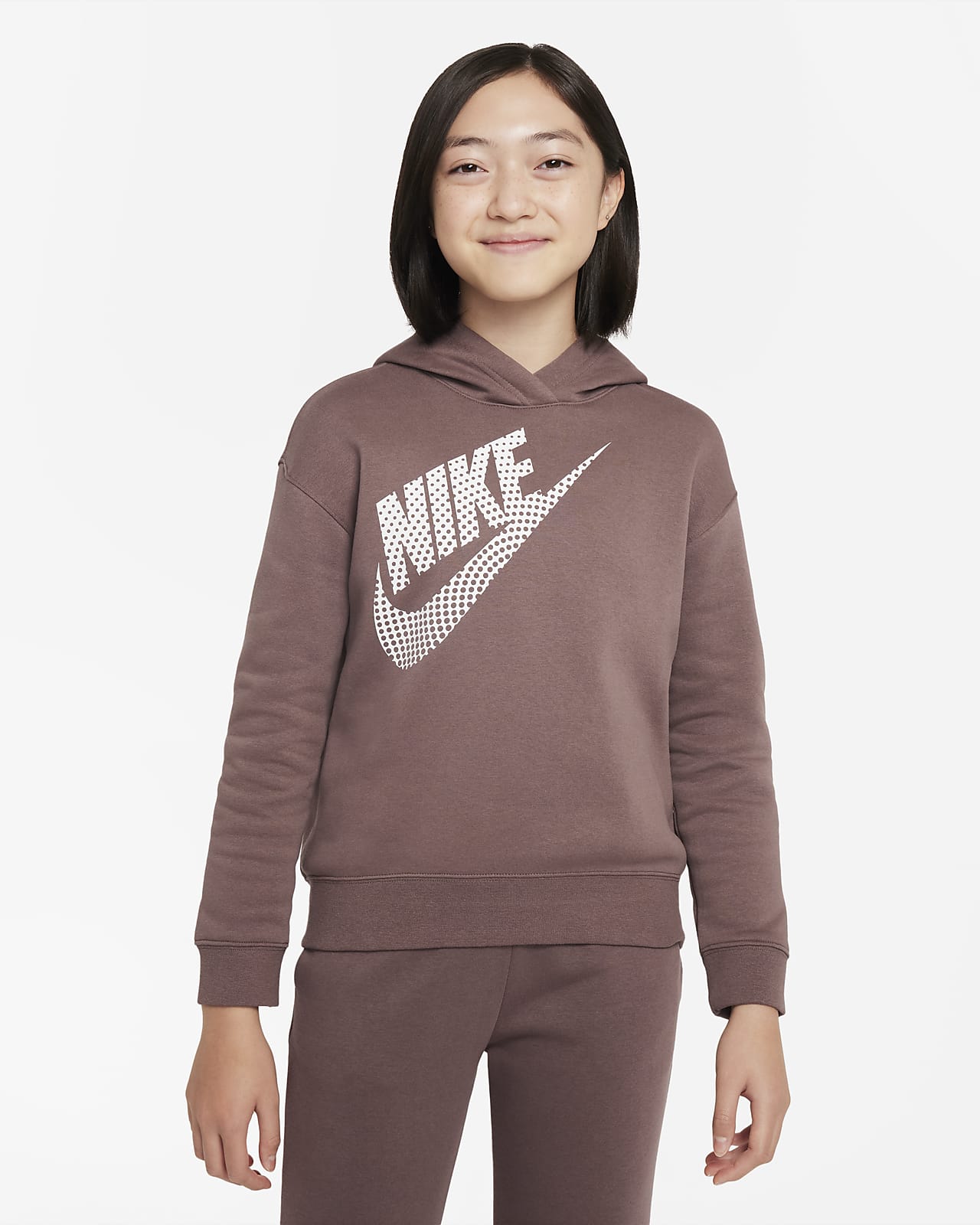 Sweat à capuche oversize Nike Sportswear pour fille plus âgée