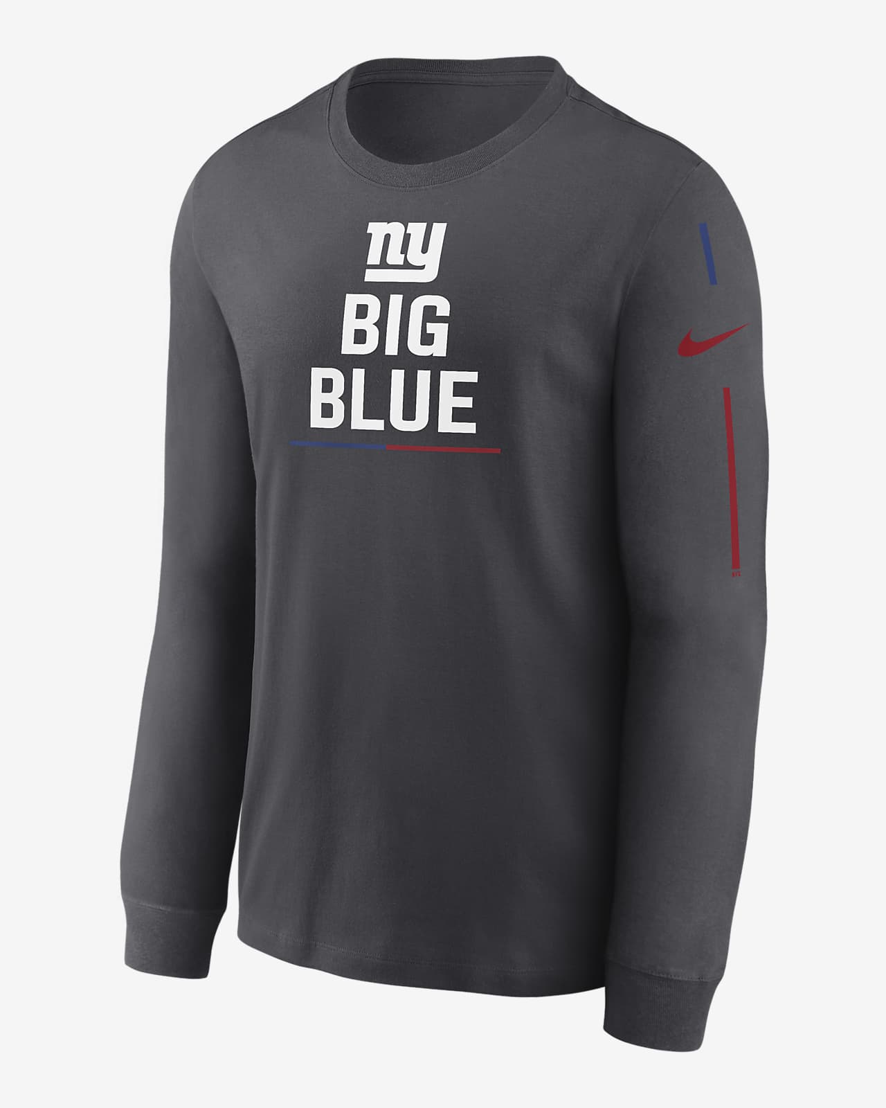 Nike Team Slogan (NFL New York Giants) Men's Long-Sleeve T-Shirt.