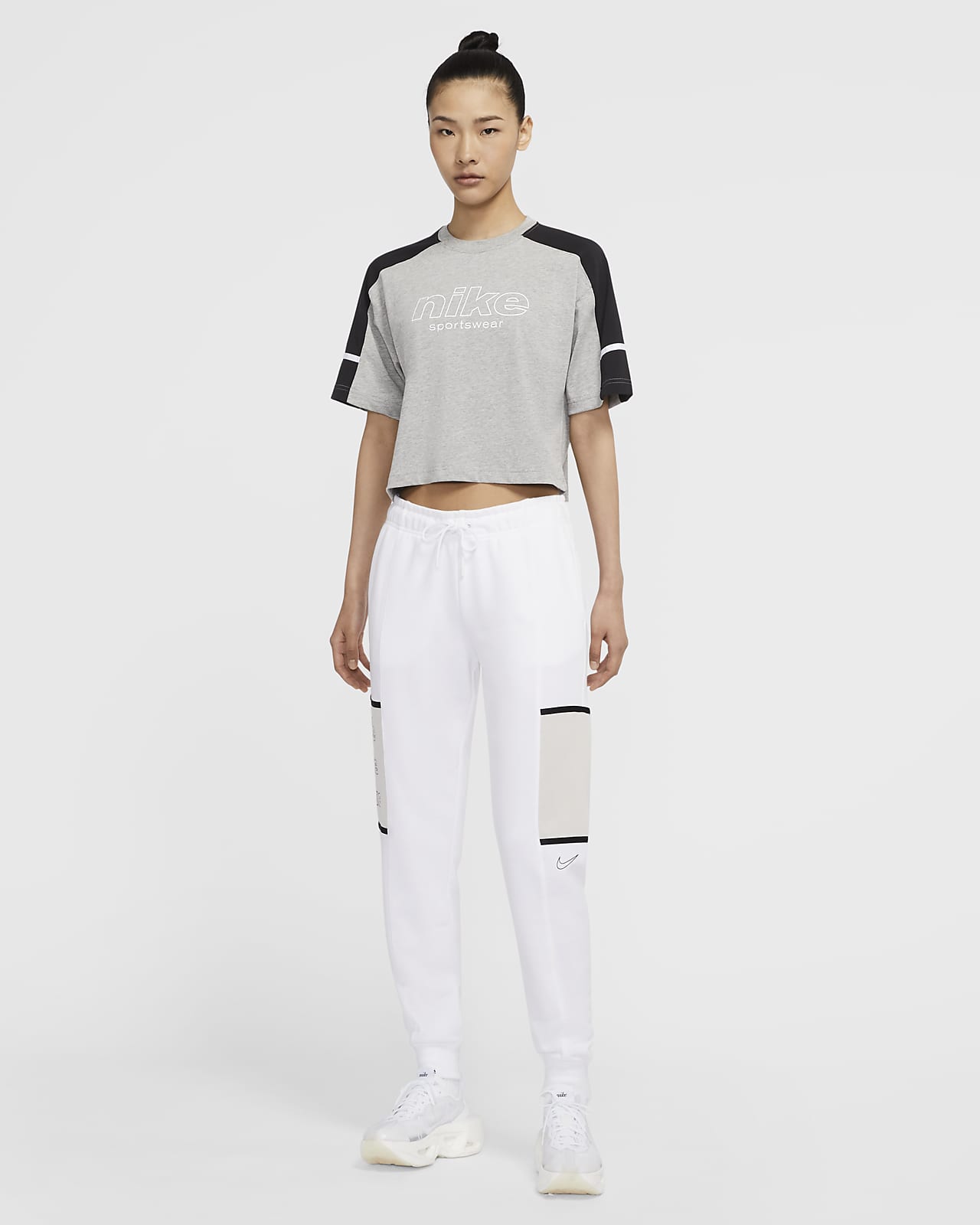 nike grey womens shorts