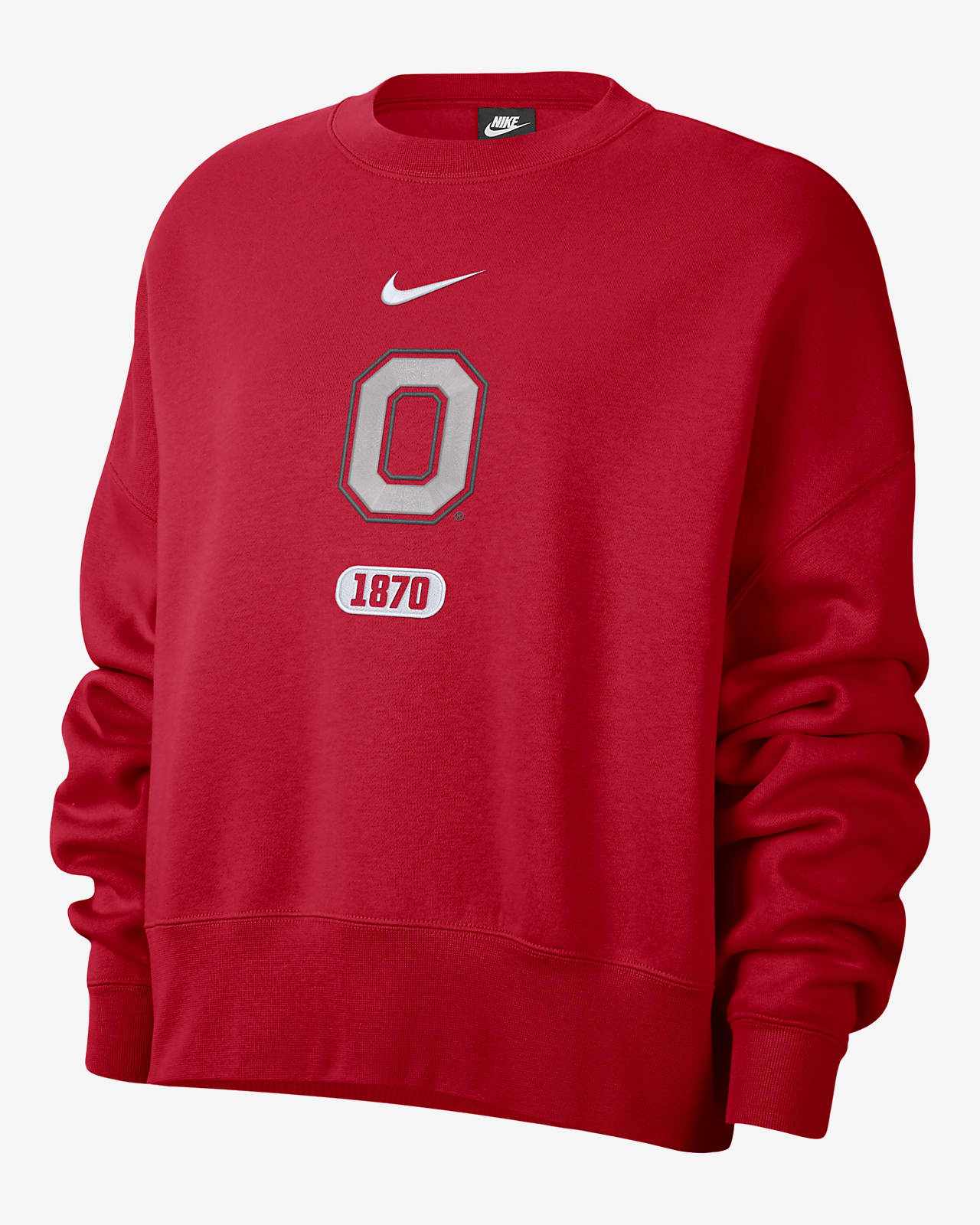 Ohio State Women's Nike College Crew-Neck Sweatshirt