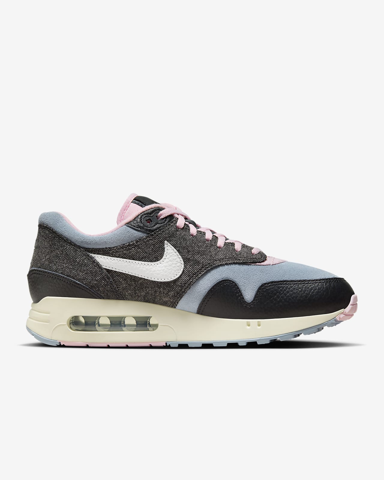 Air max 1 grey black outlet white