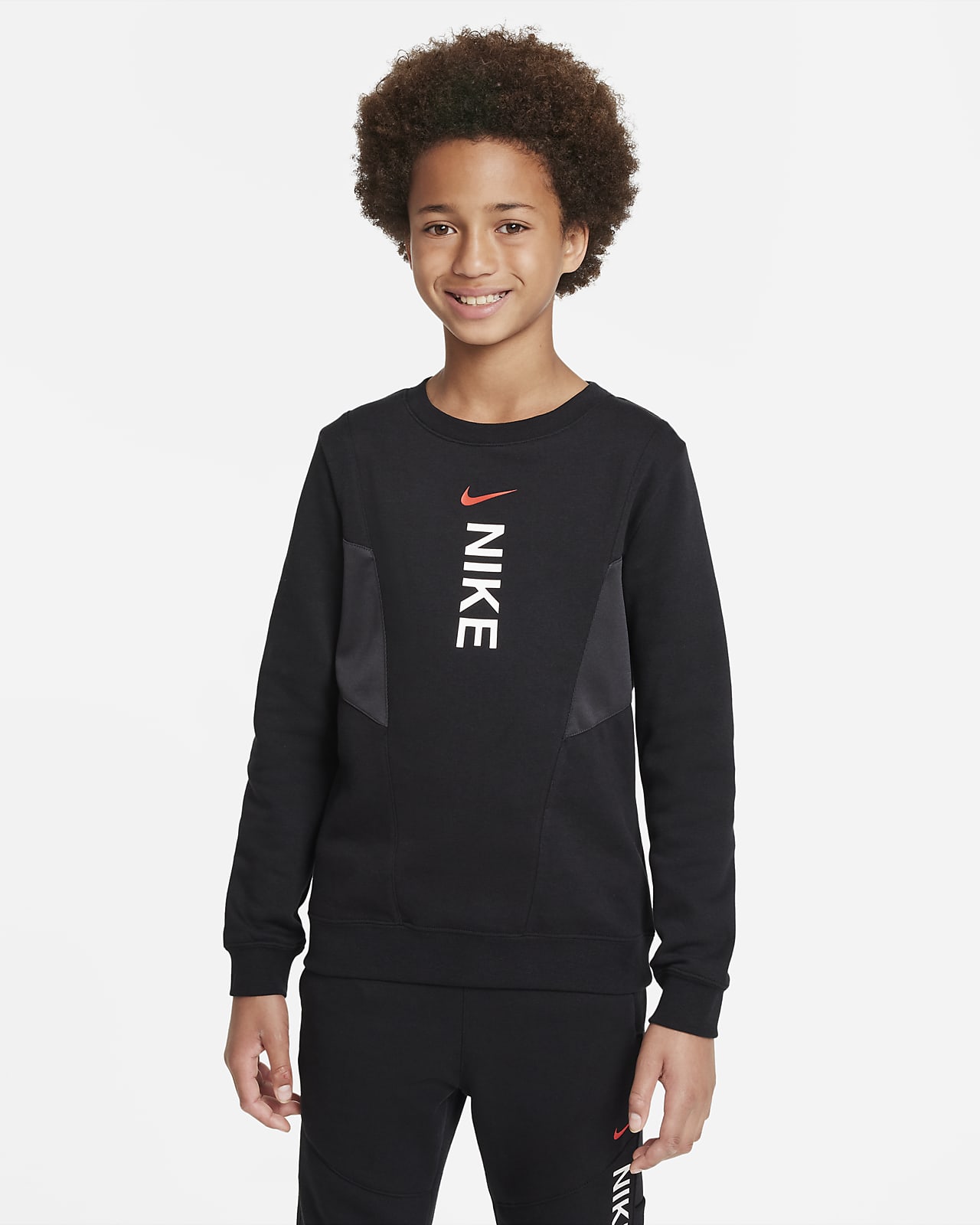 Nike Sportswear Hybrid Fleece sweatshirt voor jongens. Nike BE