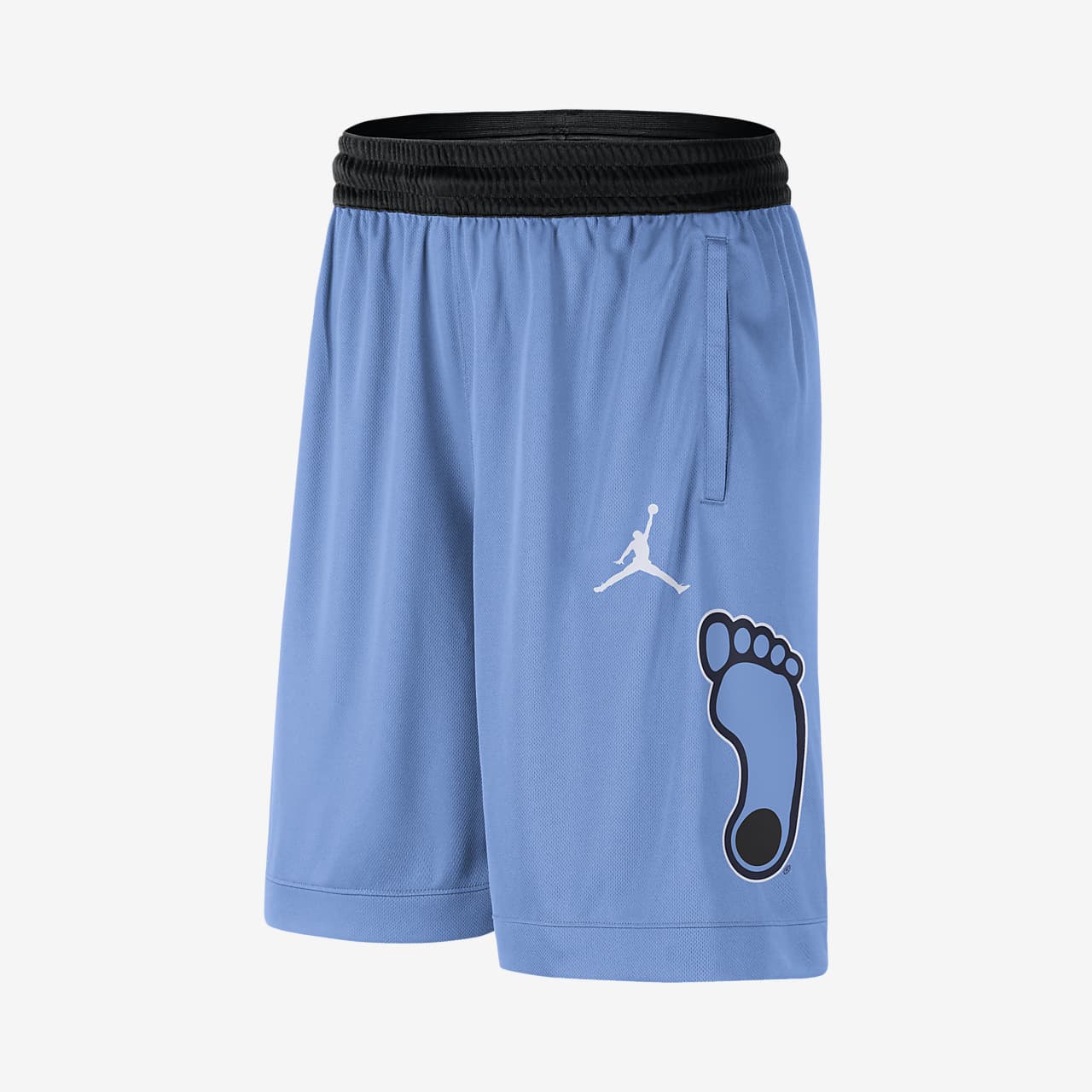 unc authentic basketball shorts