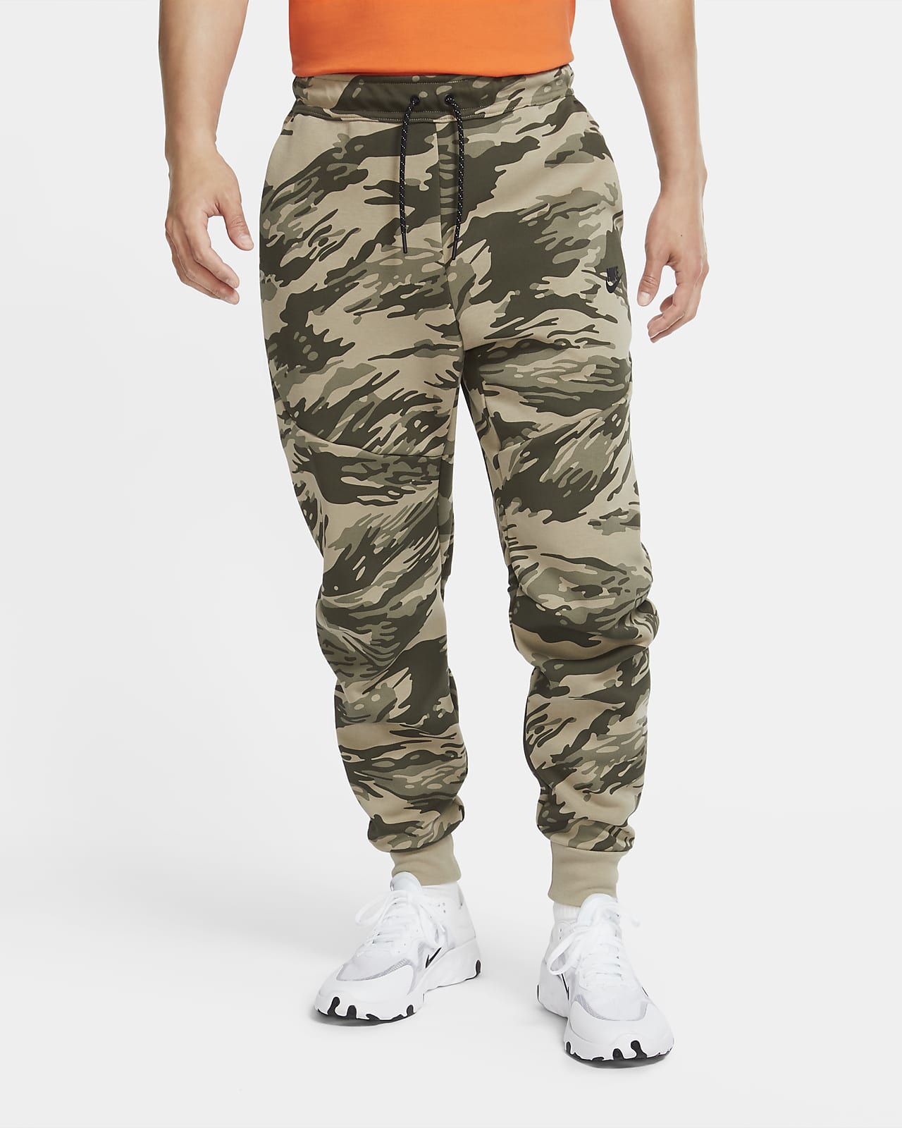 nike tech fleece army green