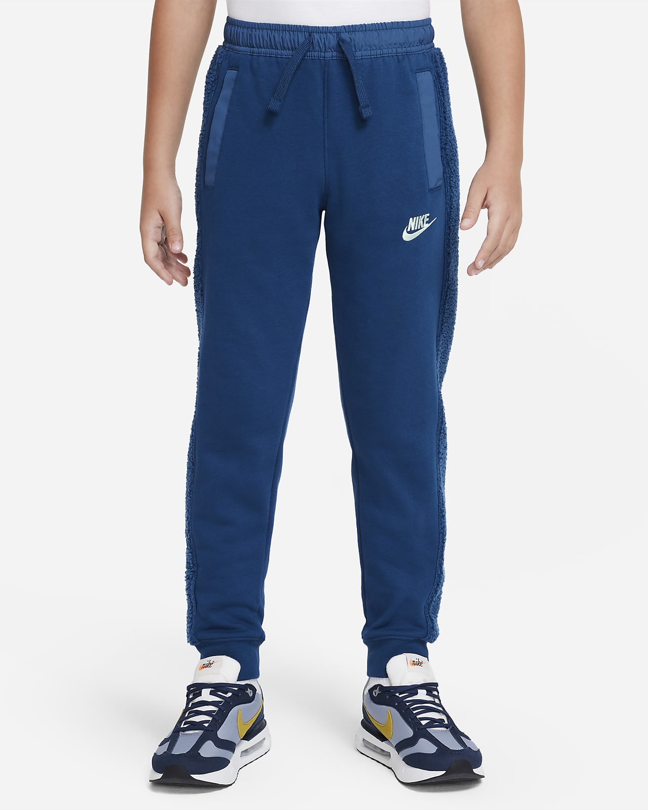 Zateplené kalhoty Nike Sportswear Club Fleece pro větší děti (chlapce)