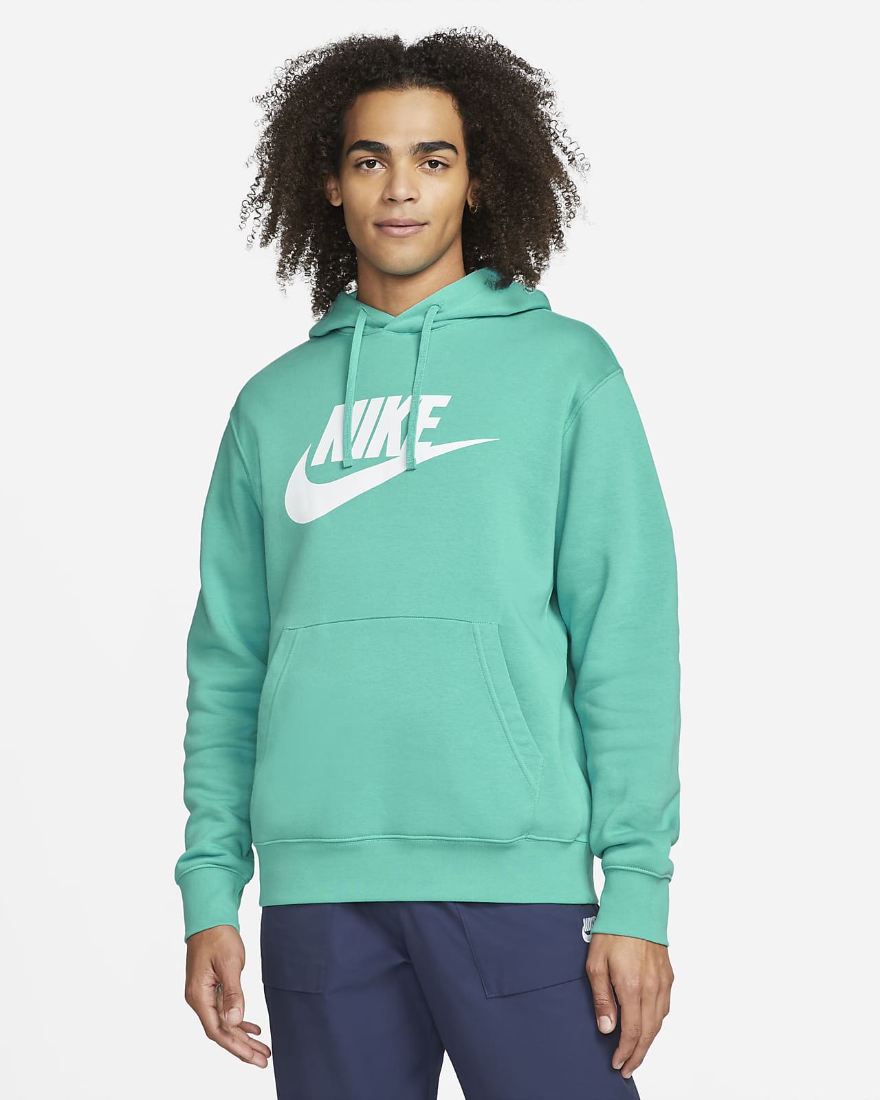 service attractive Normal Sudadera con gorro sin cierre con estampado para hombre Nike Sportswear  Club Fleece. Nike.com
