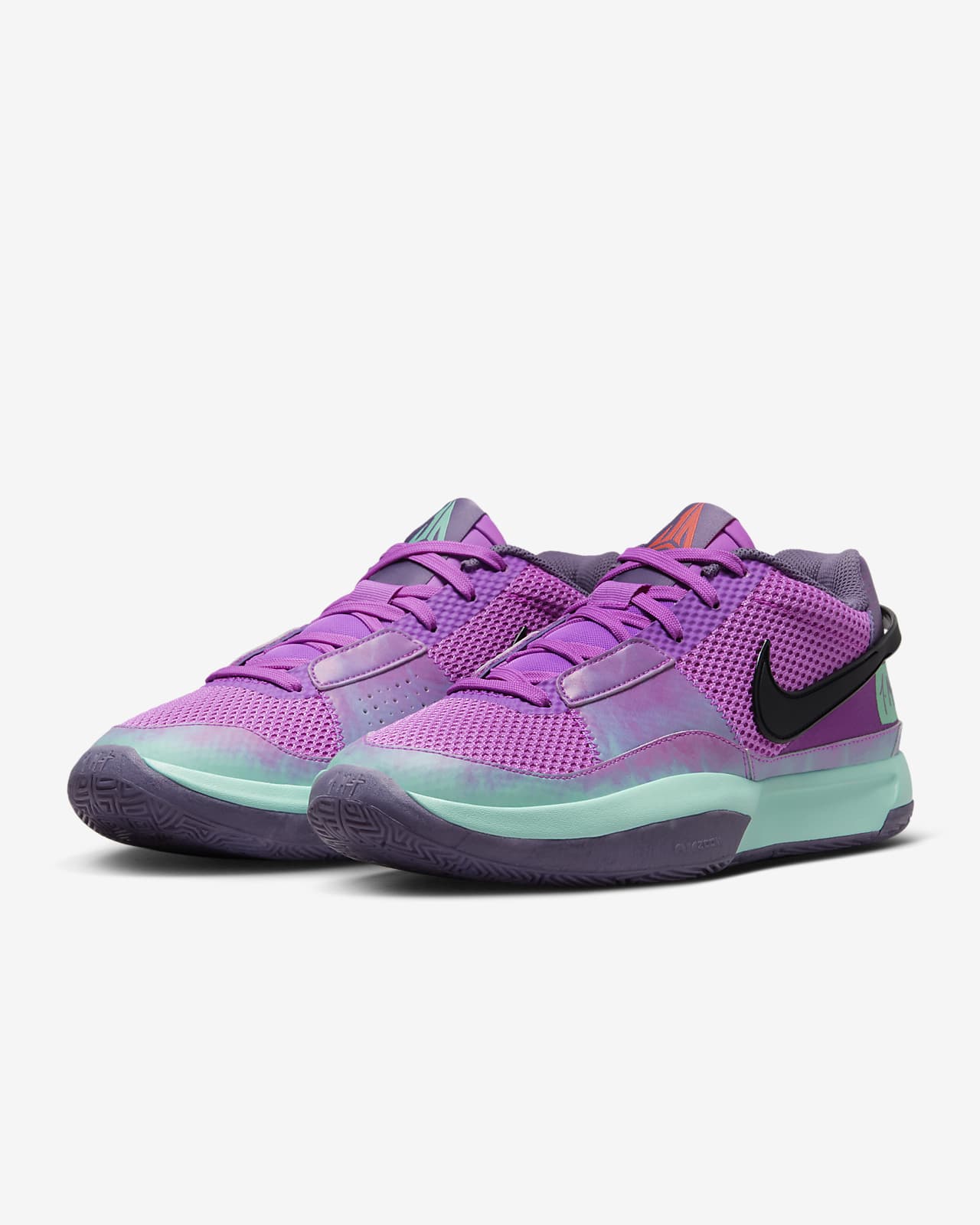 Basket NIKE custom Vert et Fushia - Basket Femme 