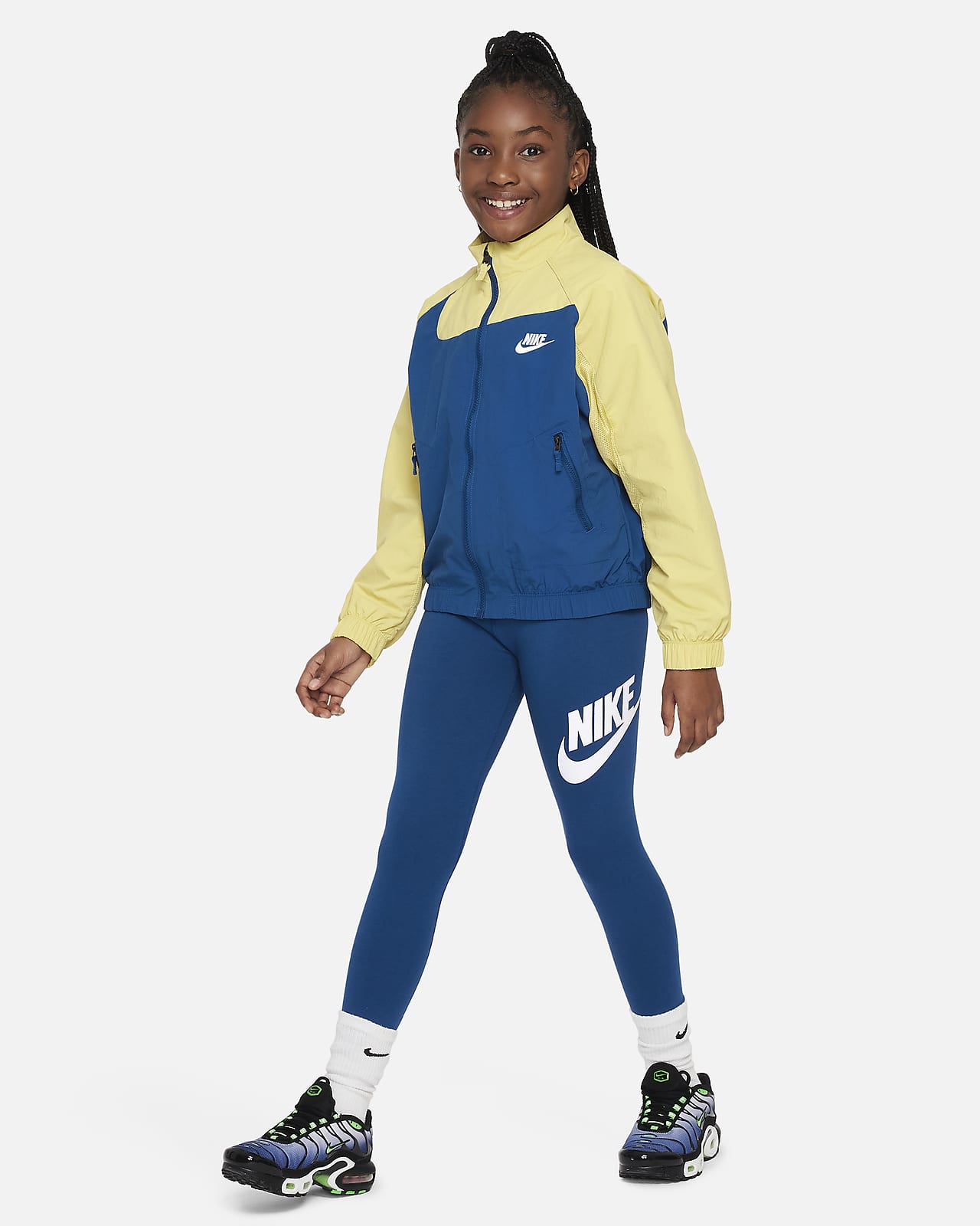 Nike  Sportswear Essential Big Kids' (Girls') Mid-Rise Leggings