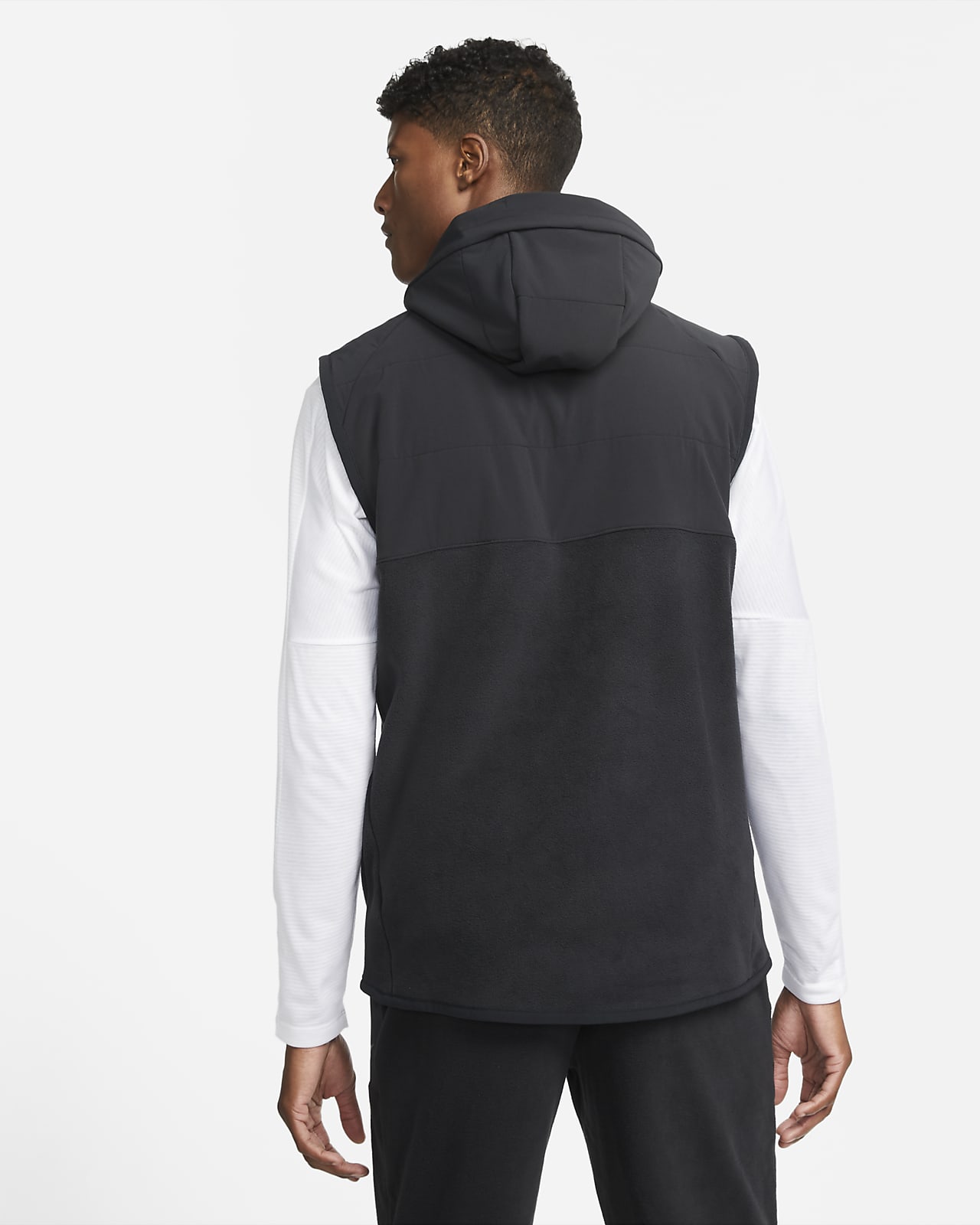 nike hooded vest