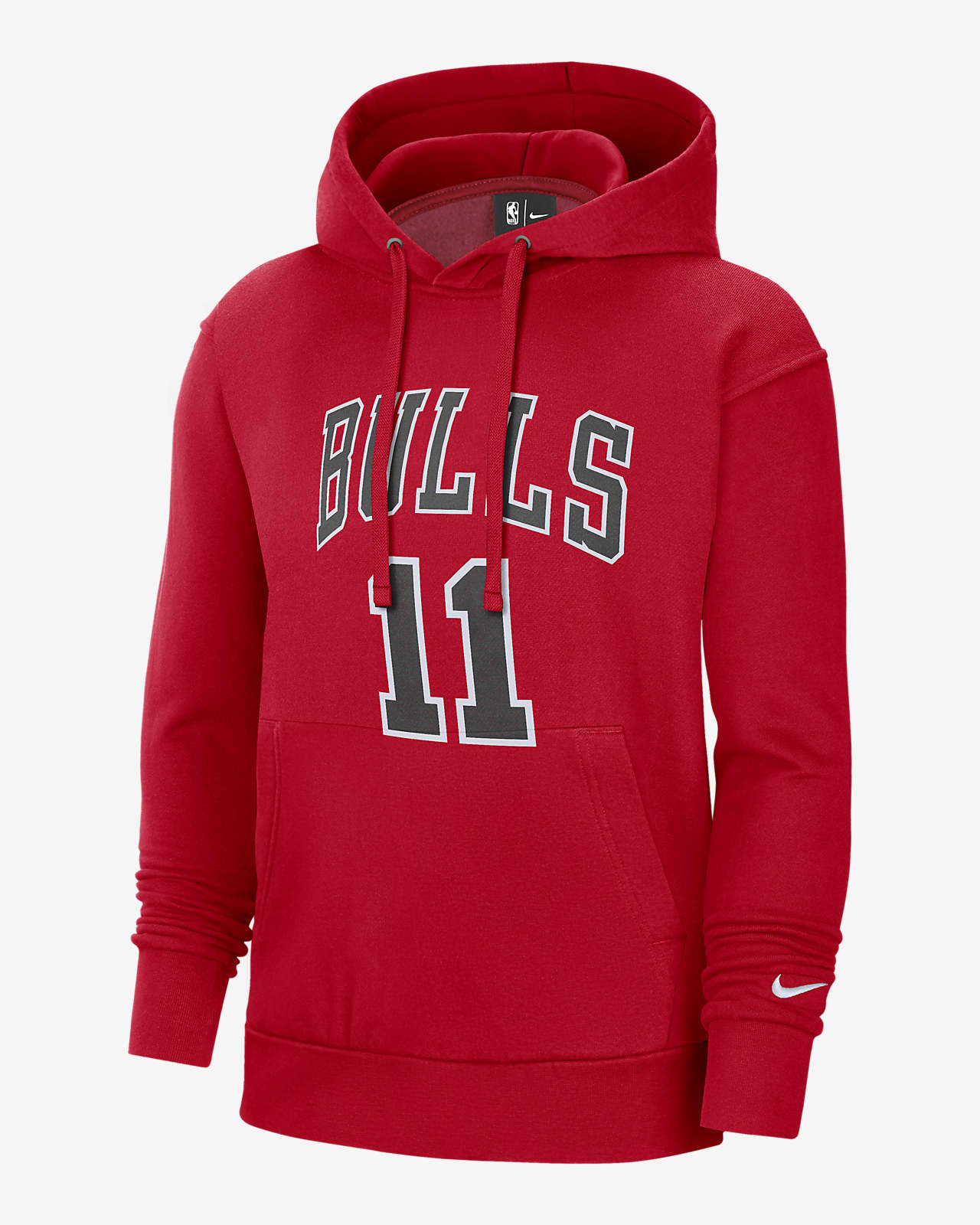 Chicago Bulls Essential Men's Fleece Pullover Hoodie. Nike LU