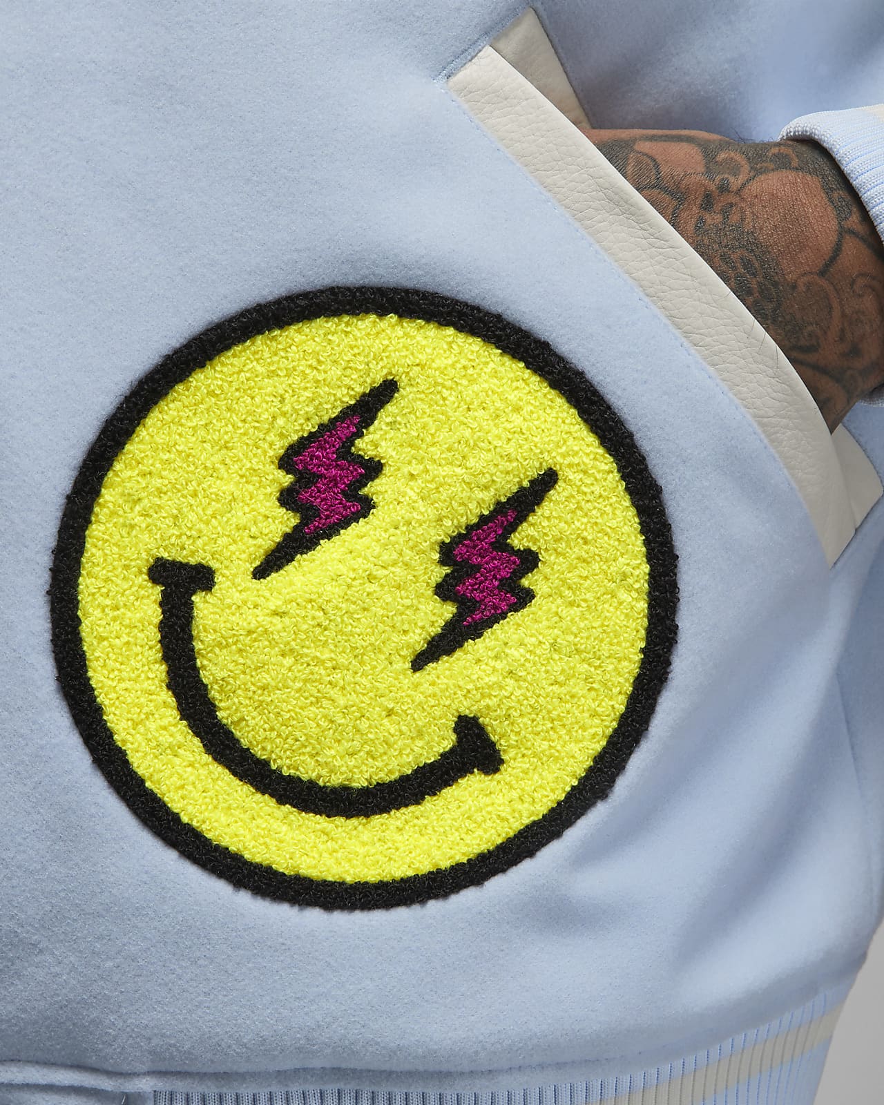 Jordan x J Balvin Men's Varsity Jacket. Nike CZ