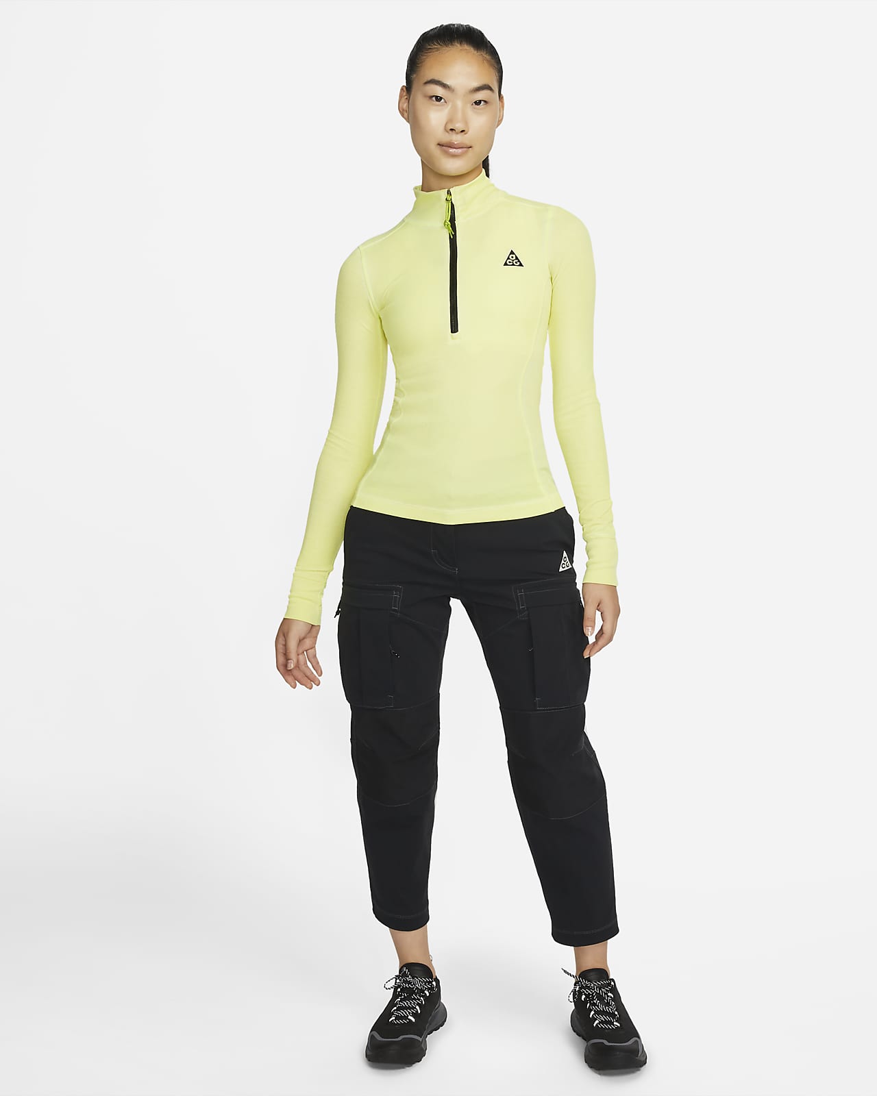 nike yellow base layer