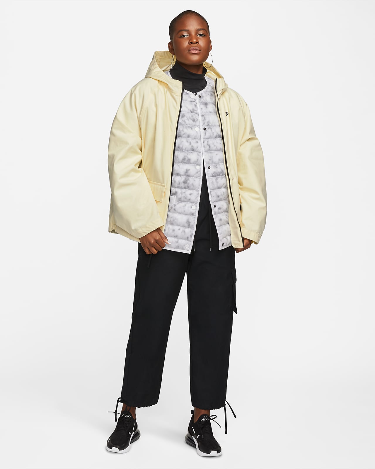 nike tech down parka