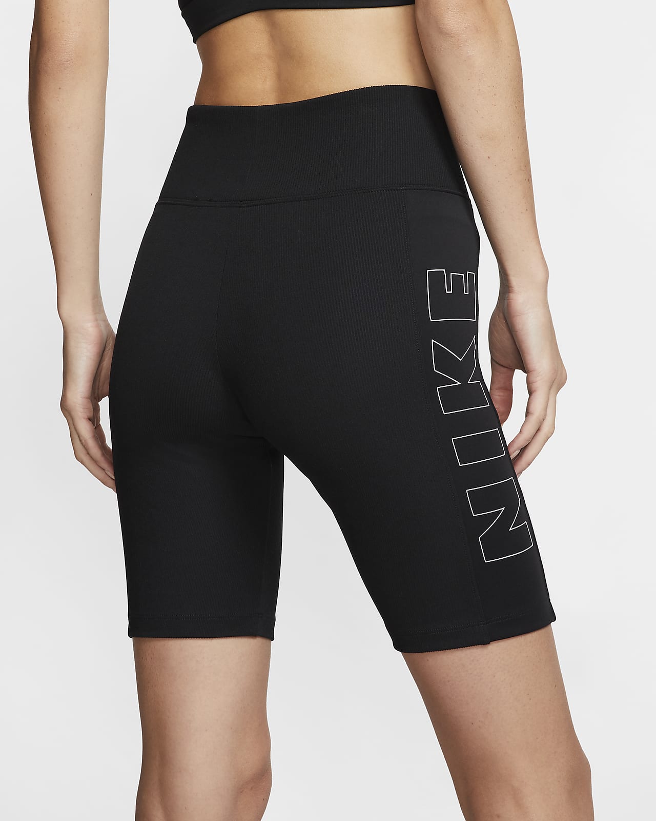 nike core cycle shorts black
