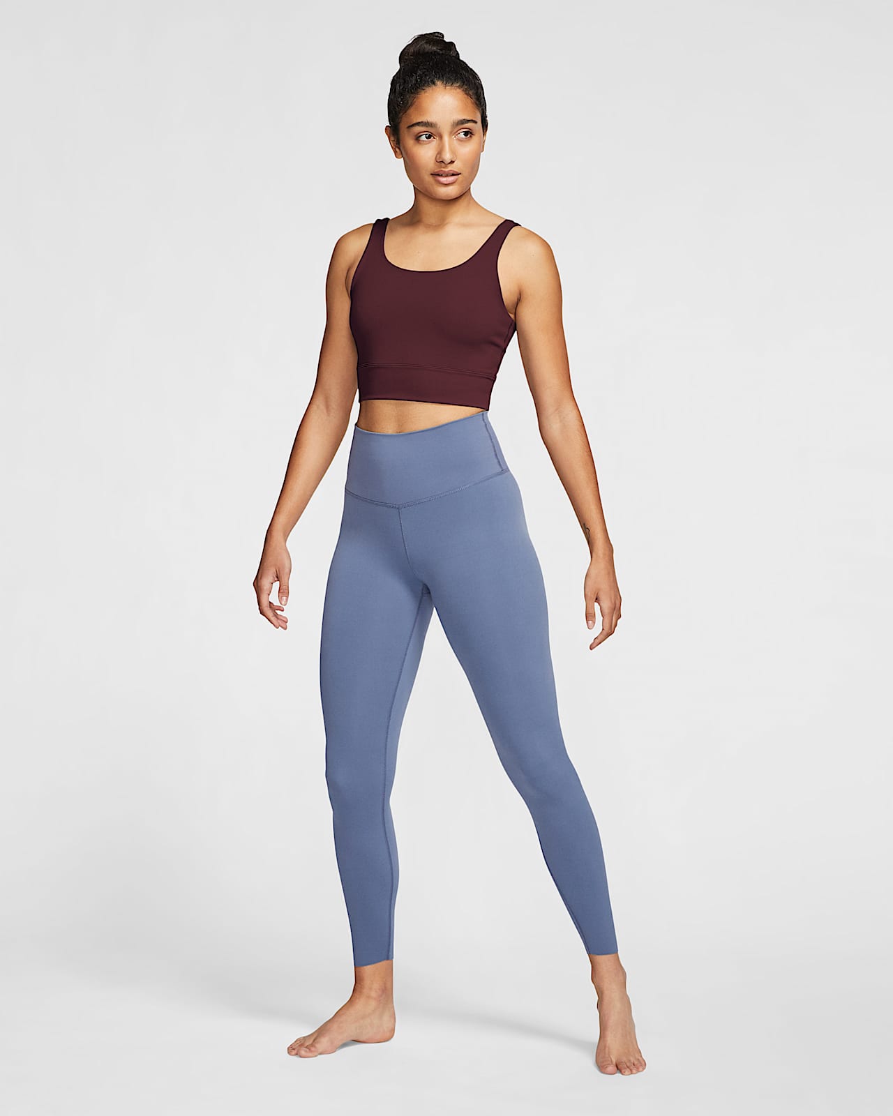 nike yoga luxe crop top