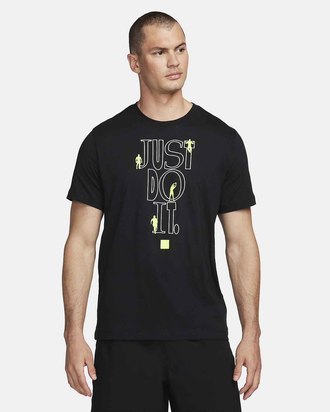 T-shirt de fitness Nike para homem