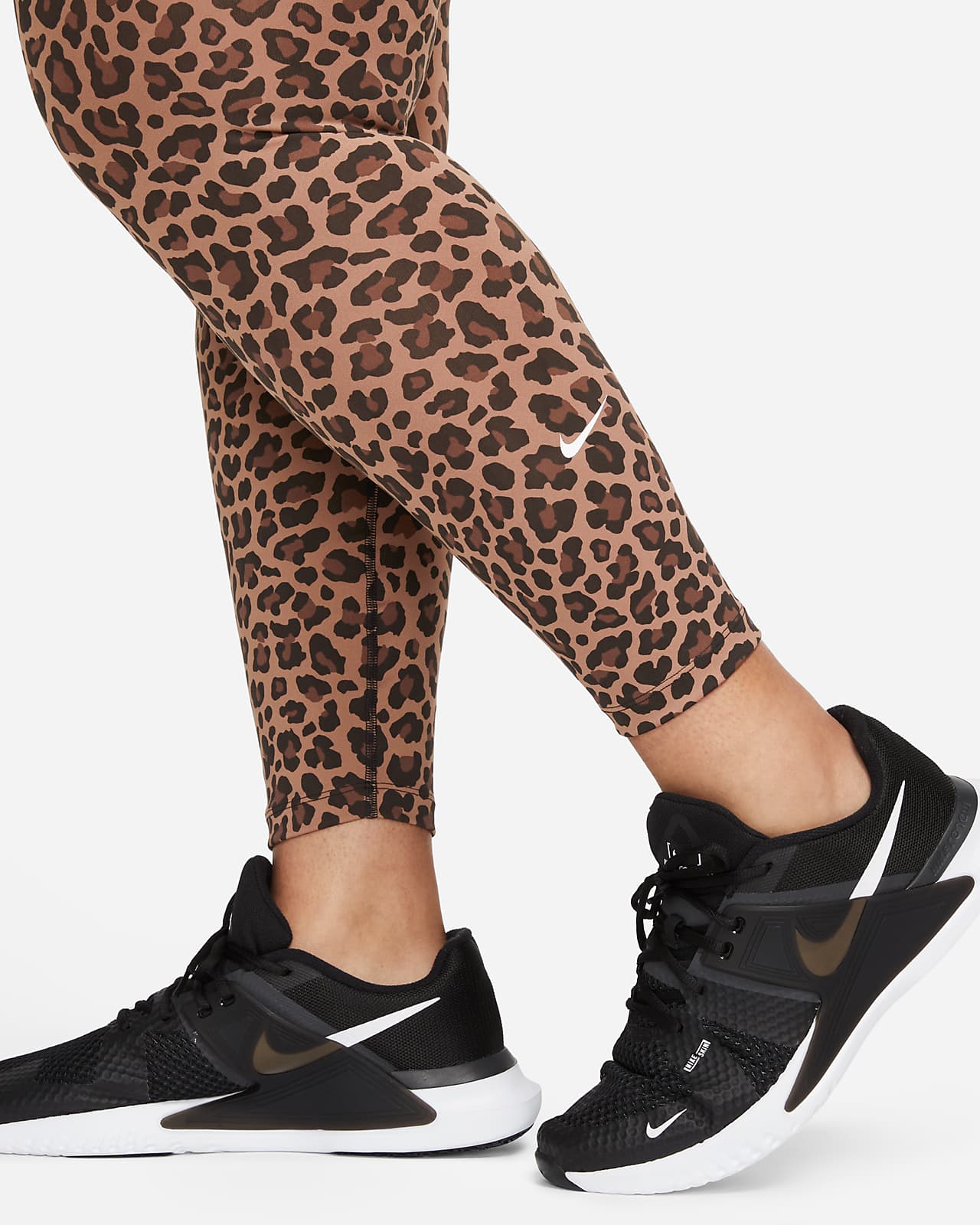 salto monster Vliegveld Nike One Legging met hoge taille en print voor dames (Plus Size). Nike NL