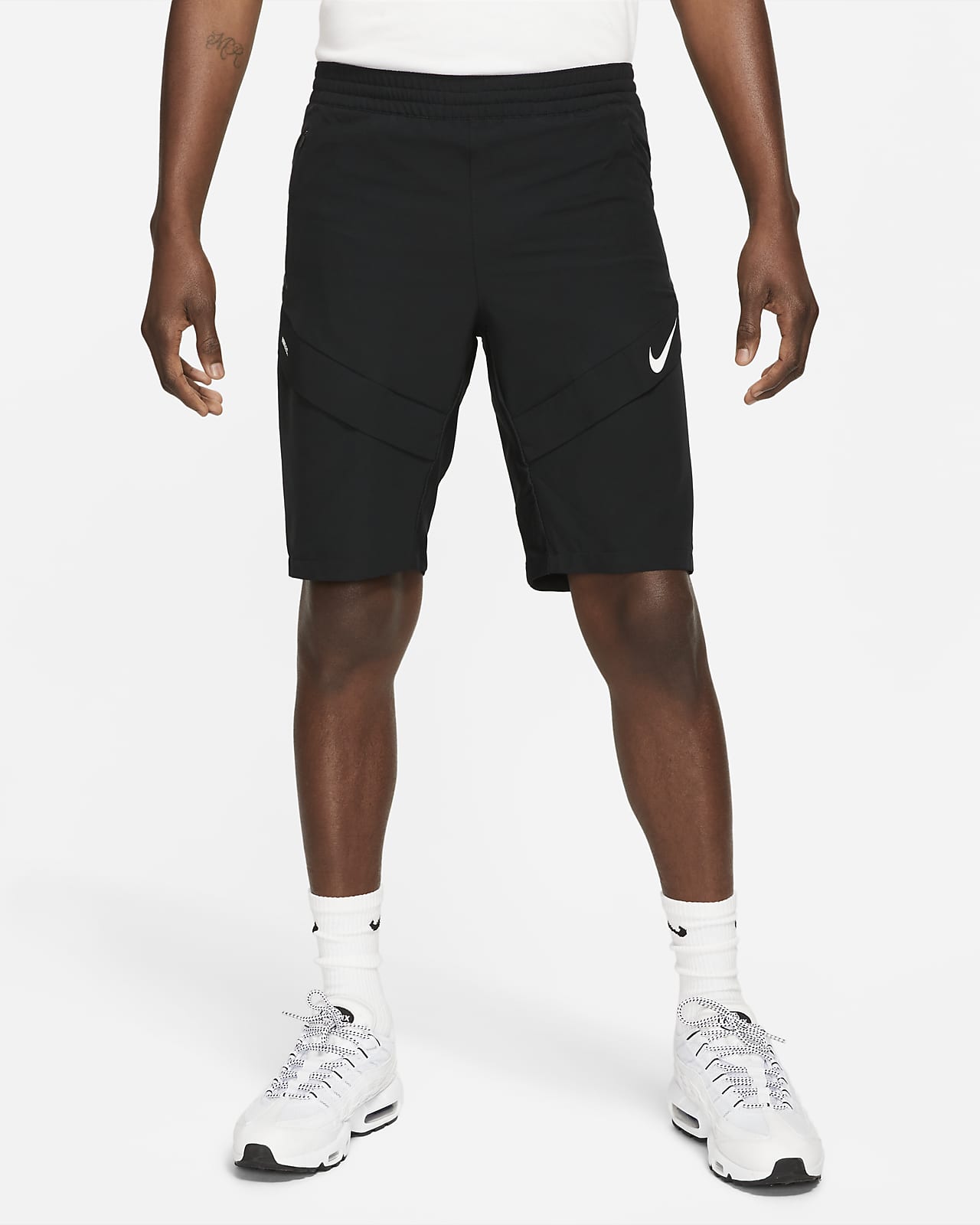 white nike football shorts