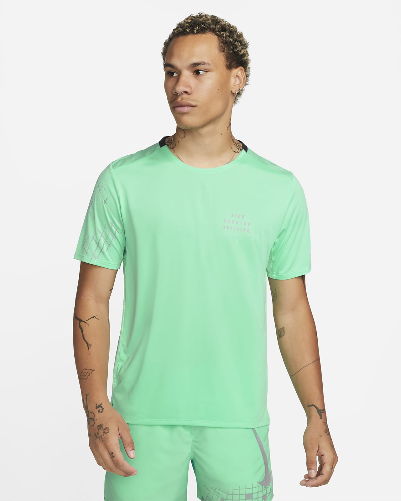 Descarga popular cuero Nike Dri-FIT Run Division Rise 365 Camiseta de running de manga corta con  diseño reflectante - Hombre. Nike ES